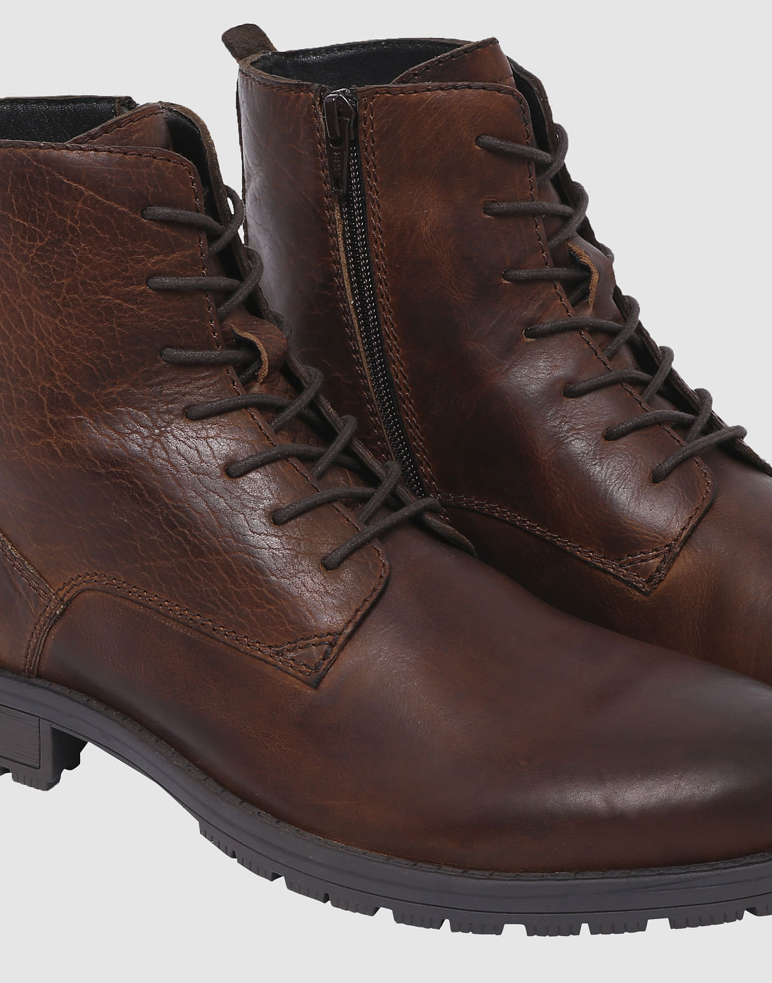 Brown Leather Boots