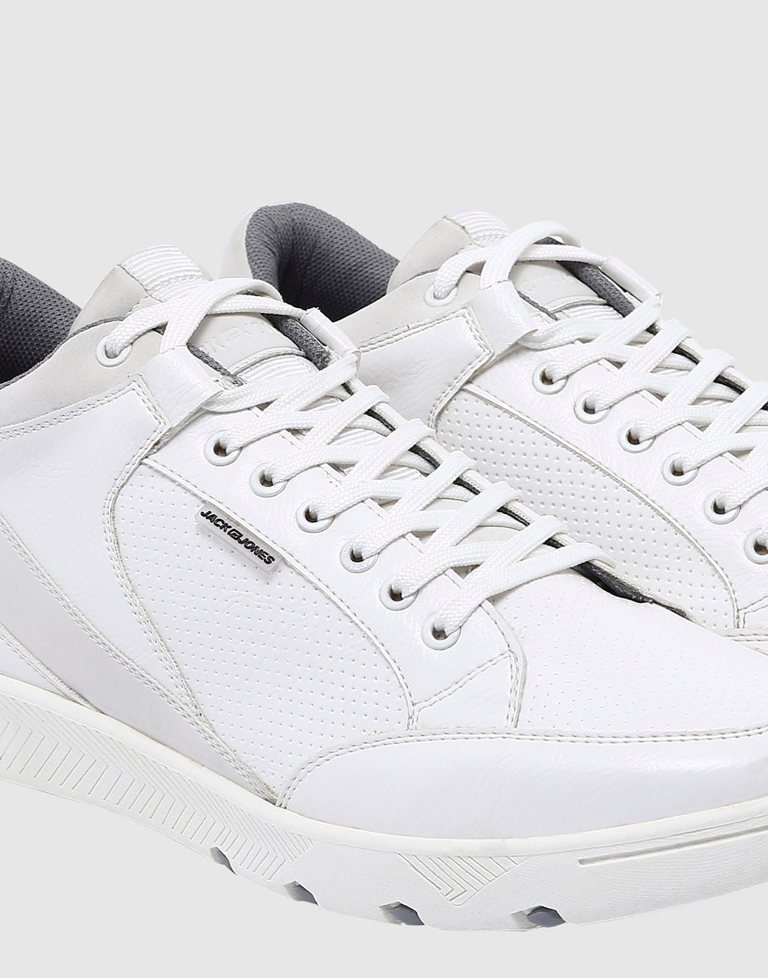 White Pu Sneakers