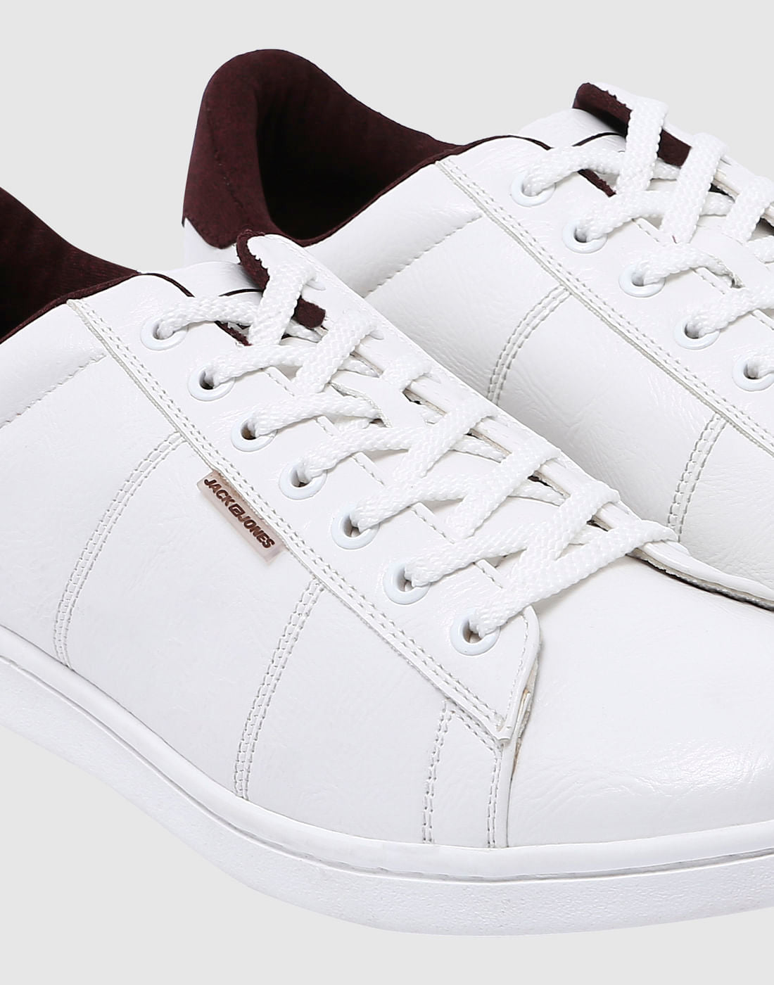White Pu Sneakers