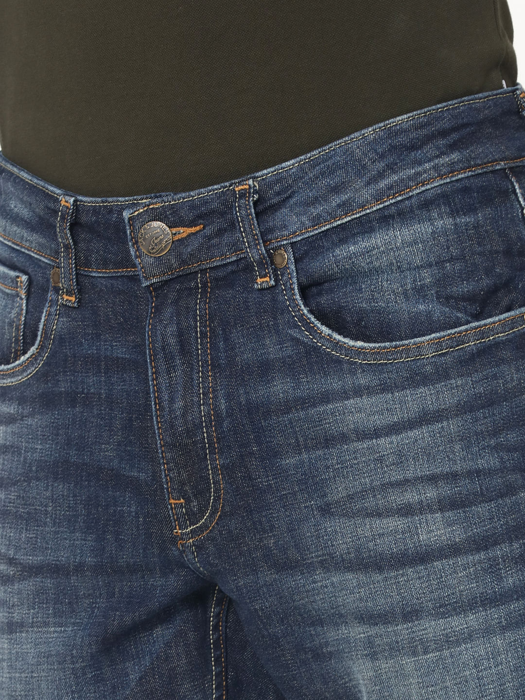 Dark Blue Glenn Slim Jeans