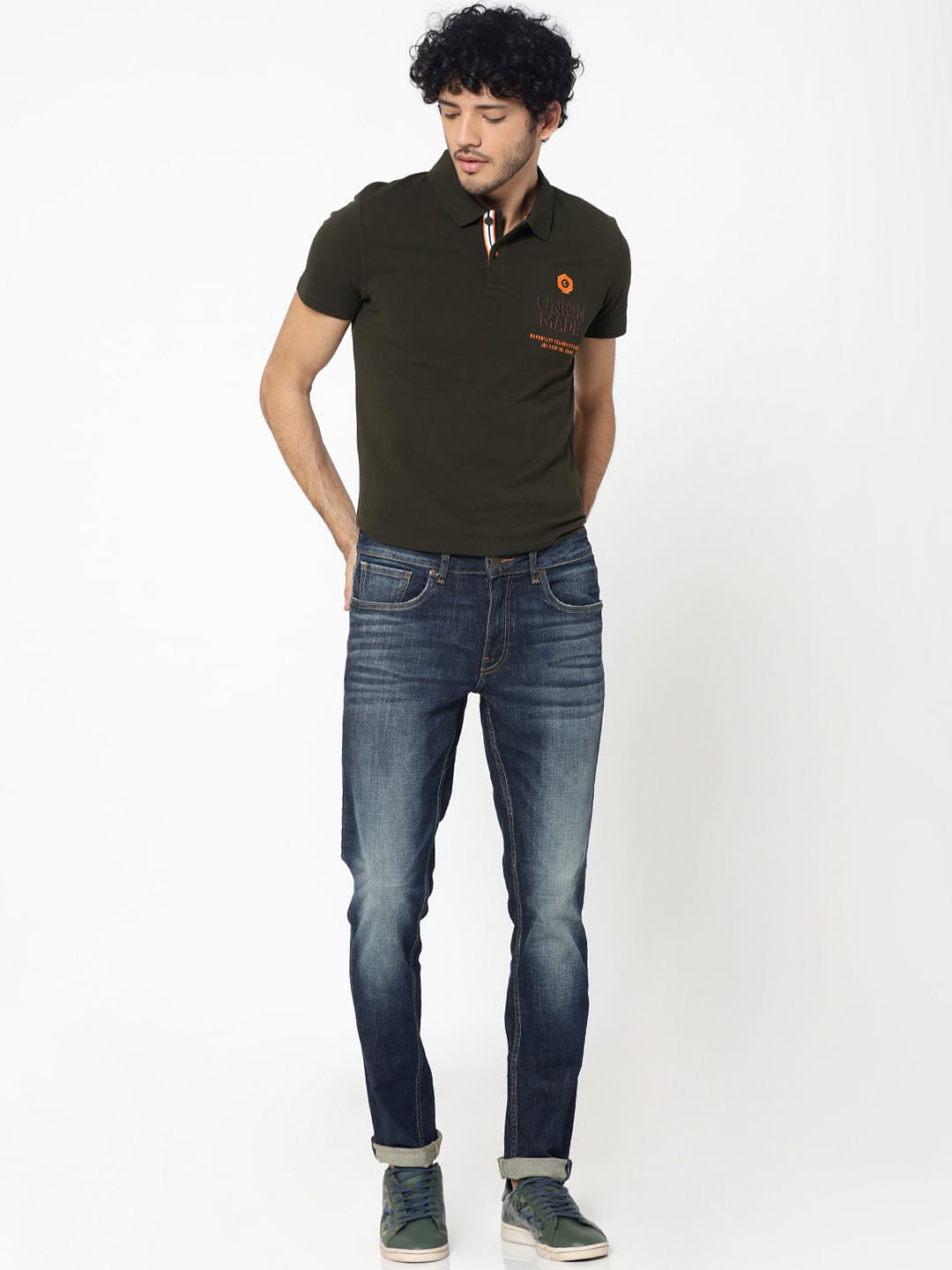 Dark Blue Glenn Slim Jeans