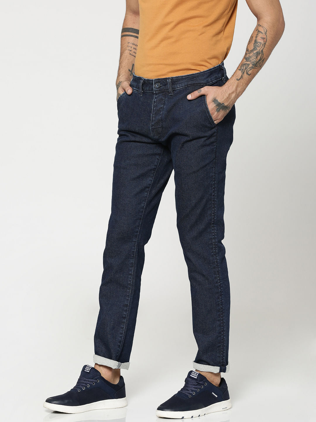 Dark Blue Tim Anti Fit Jeans