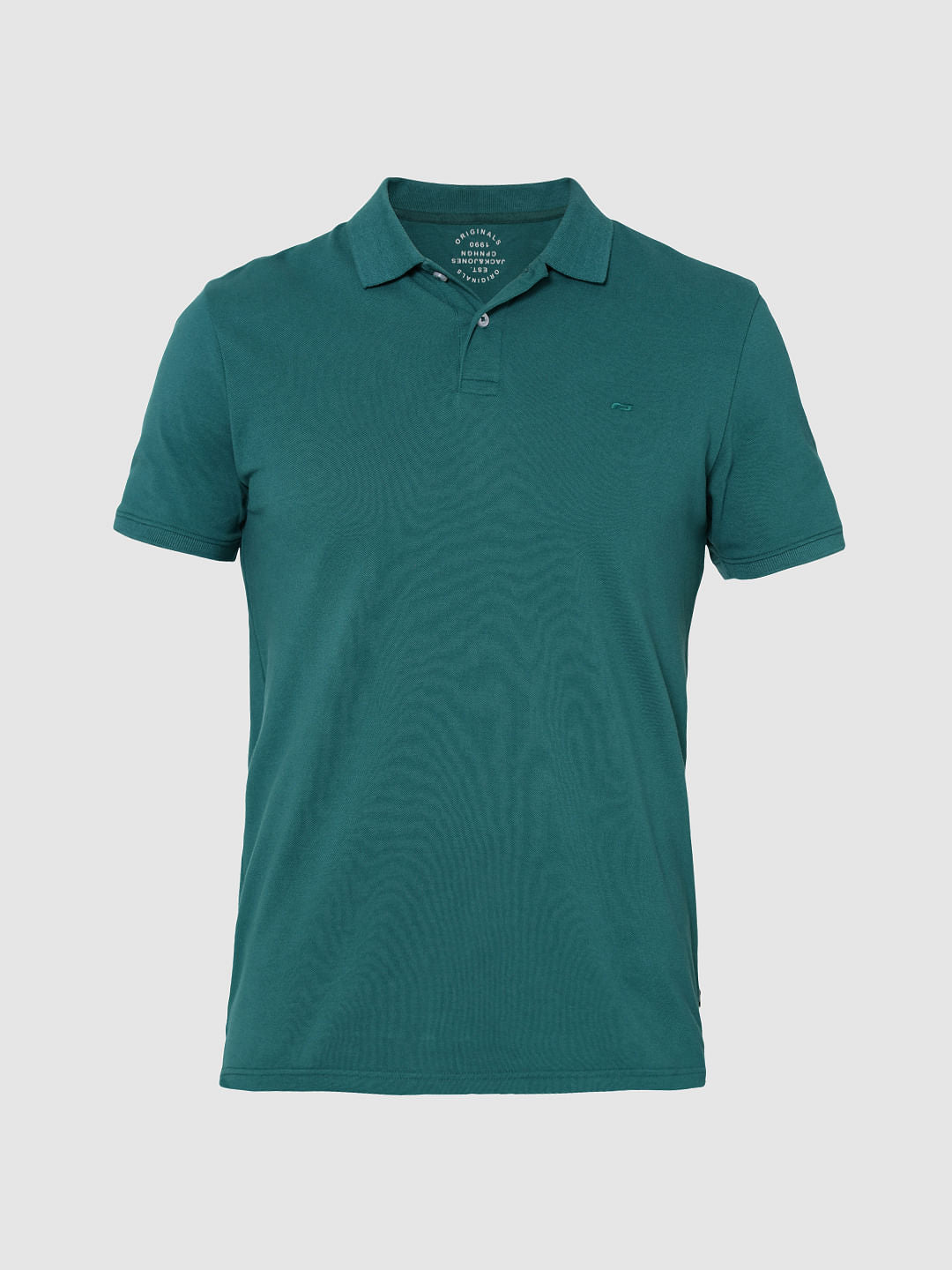 Green Polo Neck T-Shirt