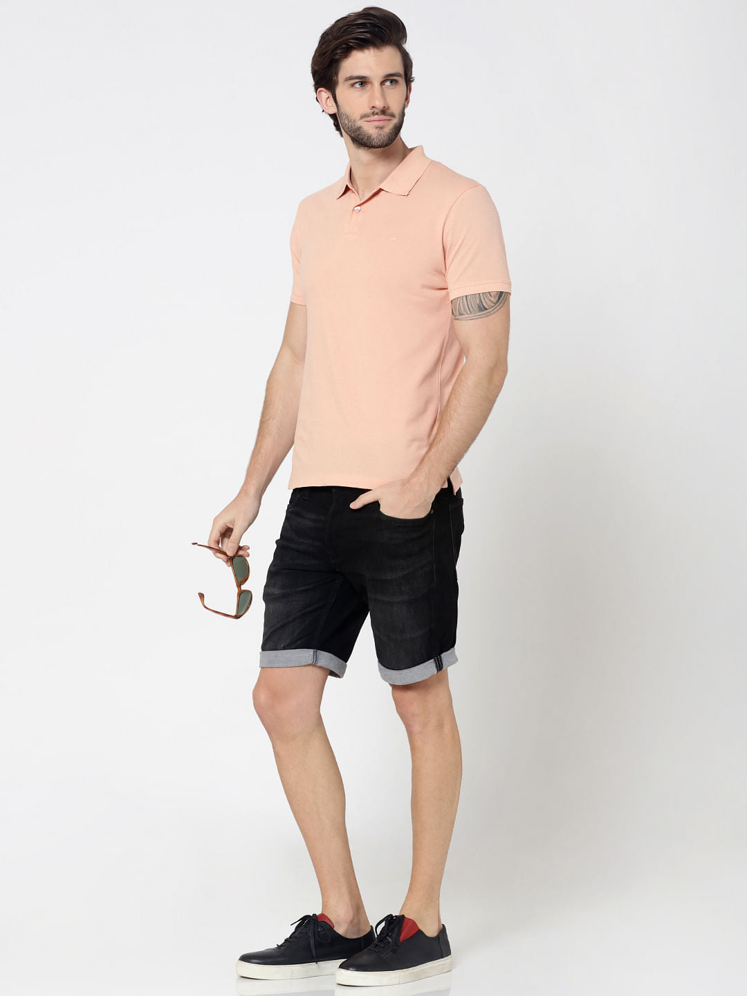 Peach Polo T-Shirt