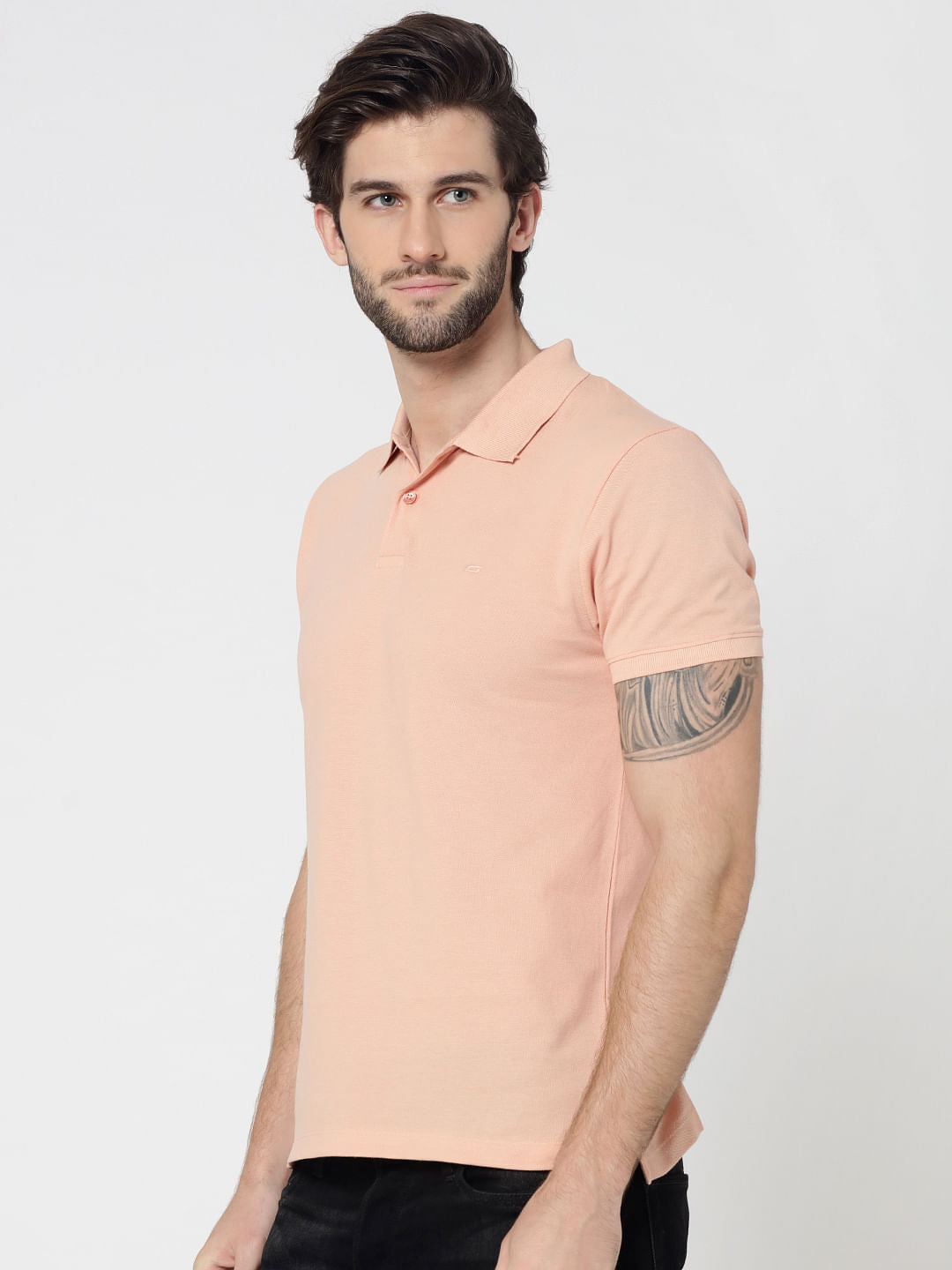 Peach Polo T-Shirt