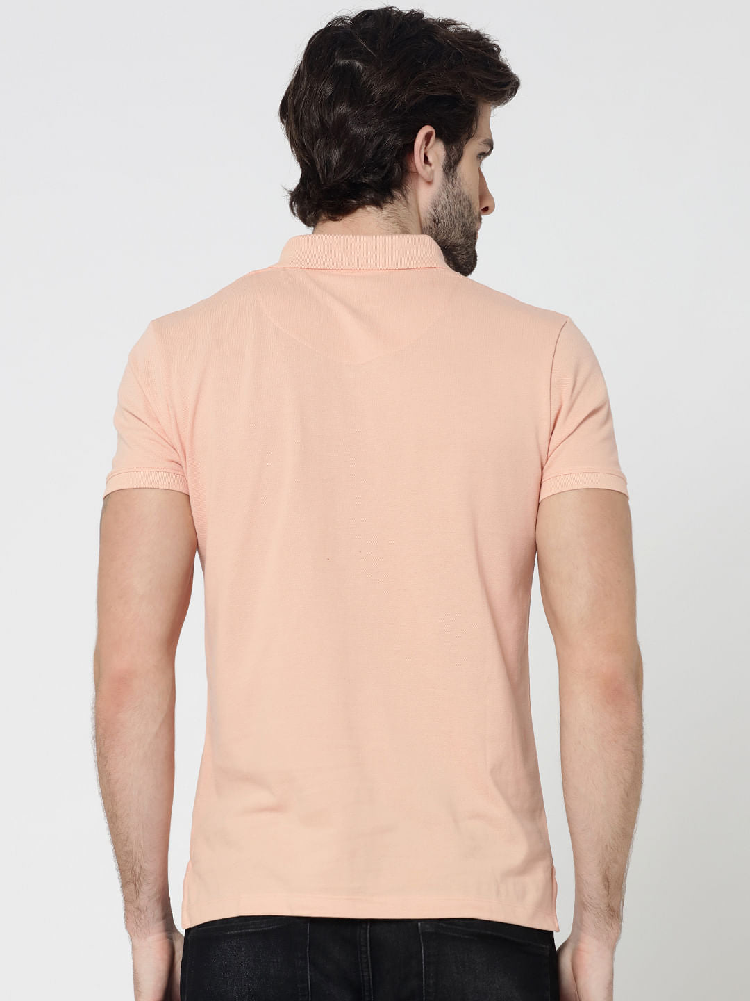 Peach Polo T-Shirt