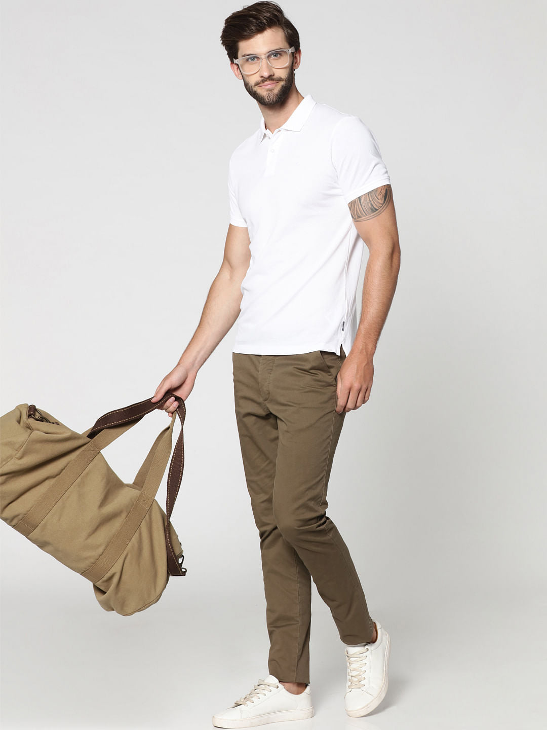 White Polo T-Shirt