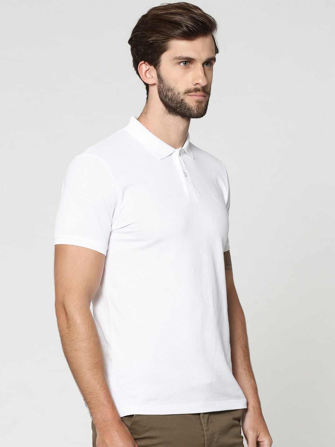 White Polo T-Shirt