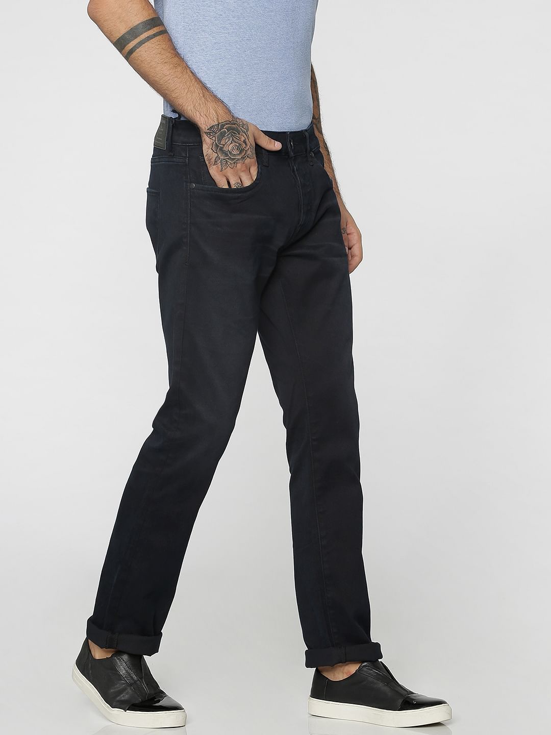 Dark Blue Clark Regular Fit Jeans