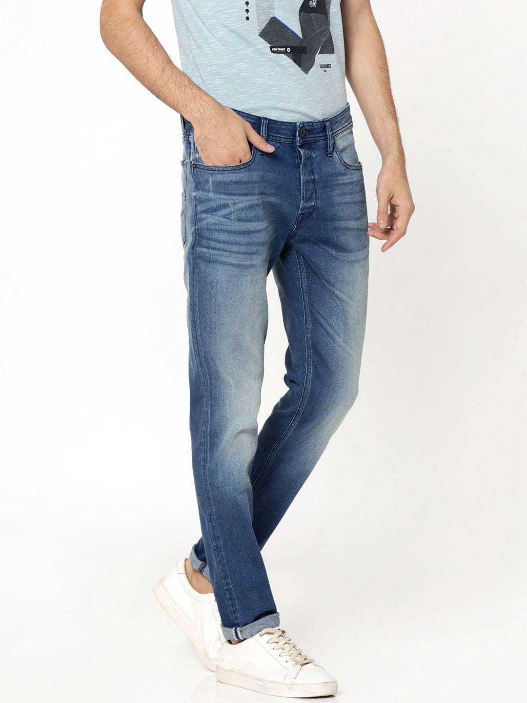 Blue Liam Skinny Fit Jeans