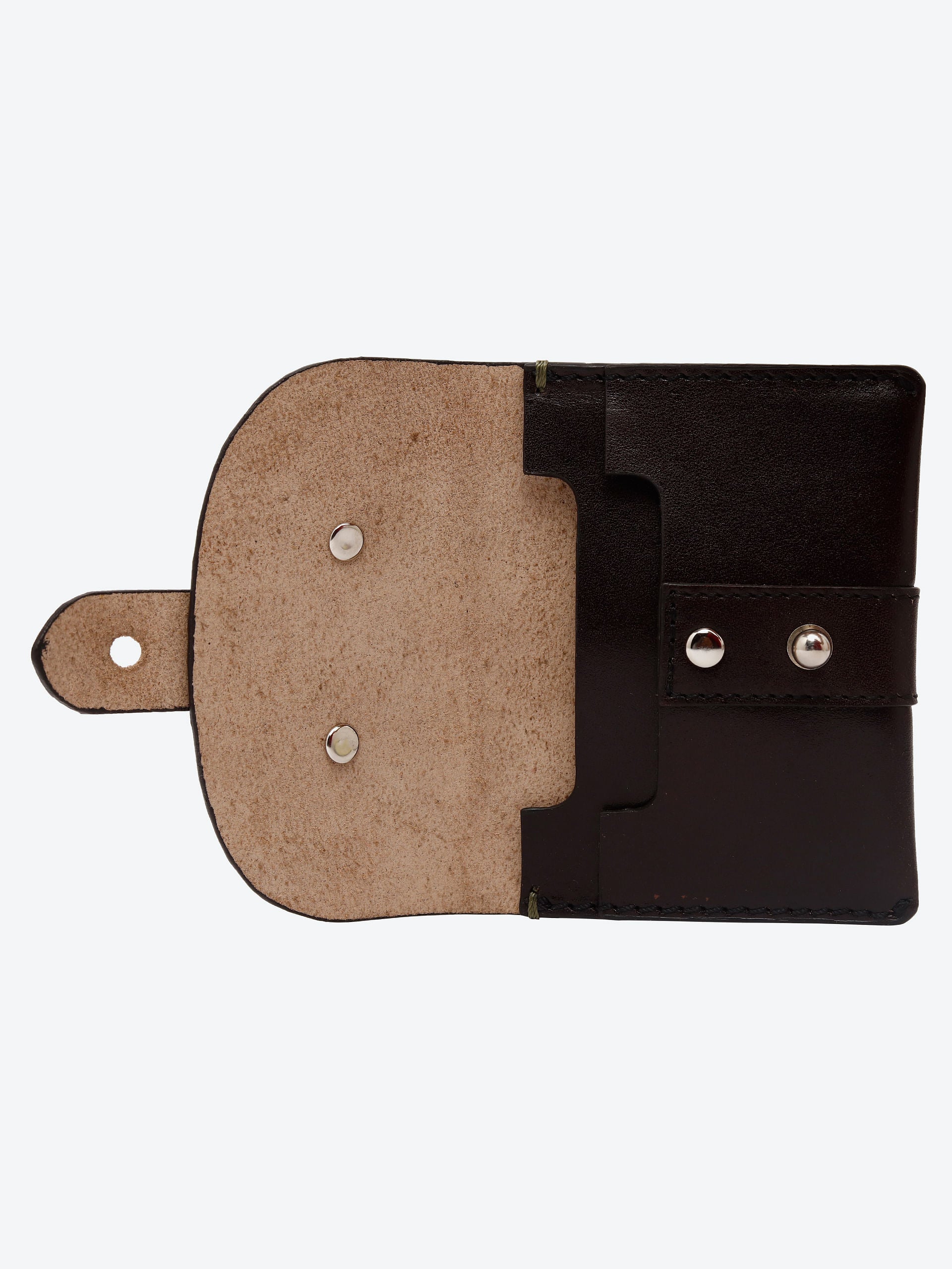 Dark Brown Leather Card Holder