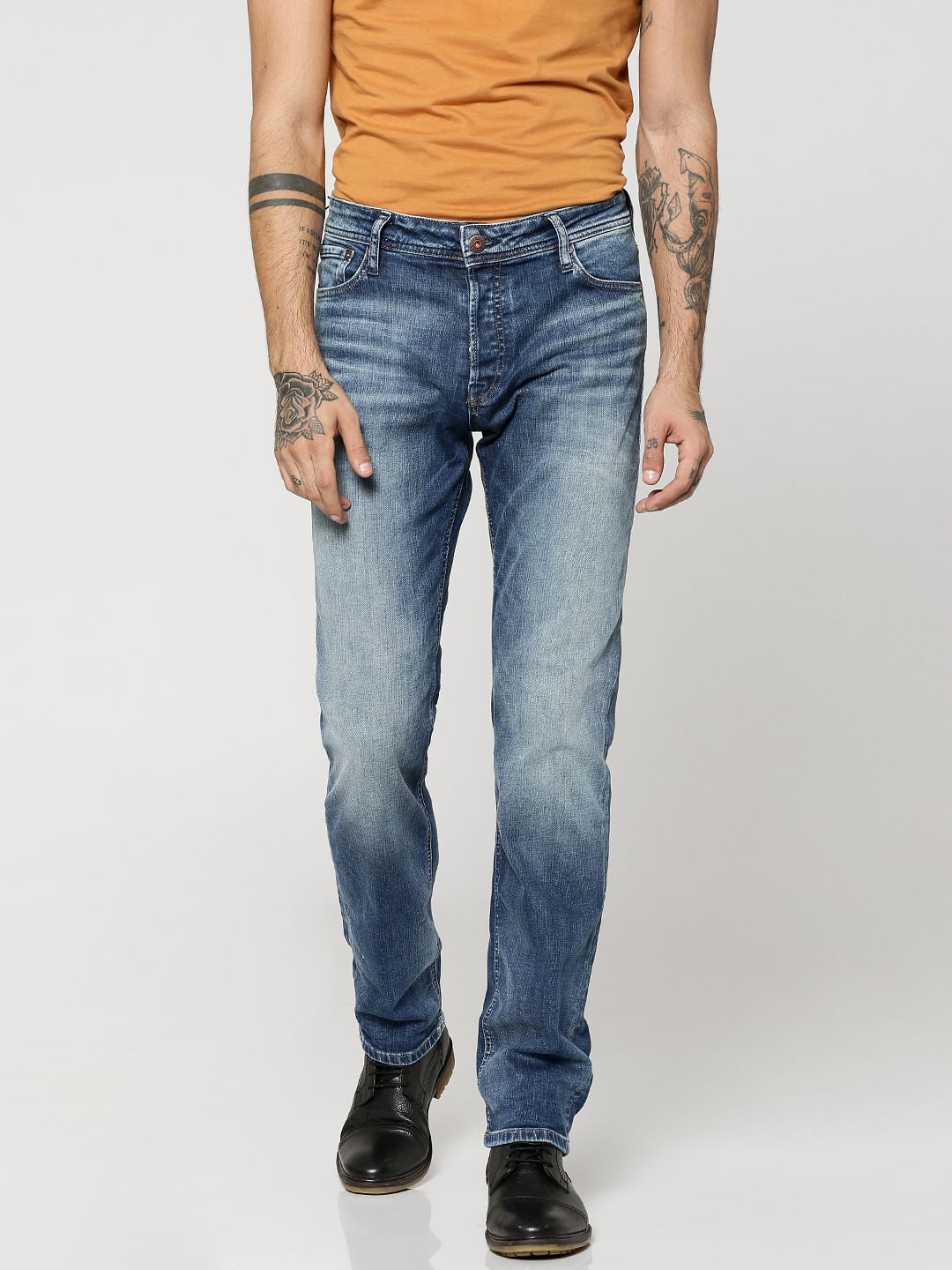 Dark Blue Clark Regular Fit Jeans