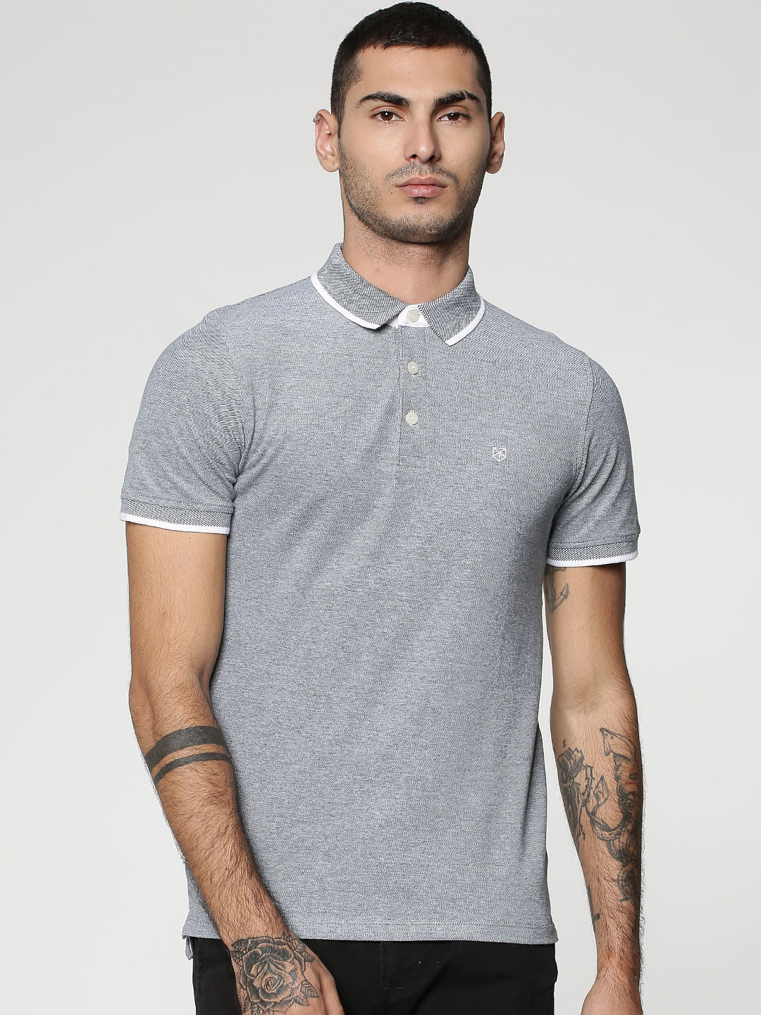 Green Polo Neck T-Shirt