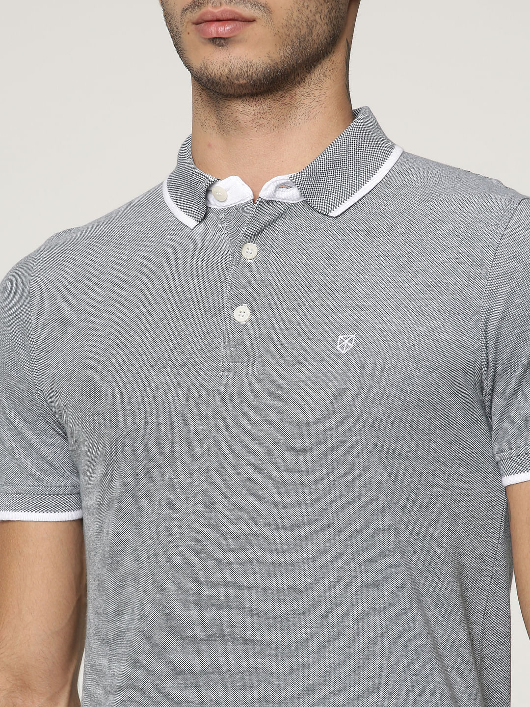 Green Polo Neck T-Shirt
