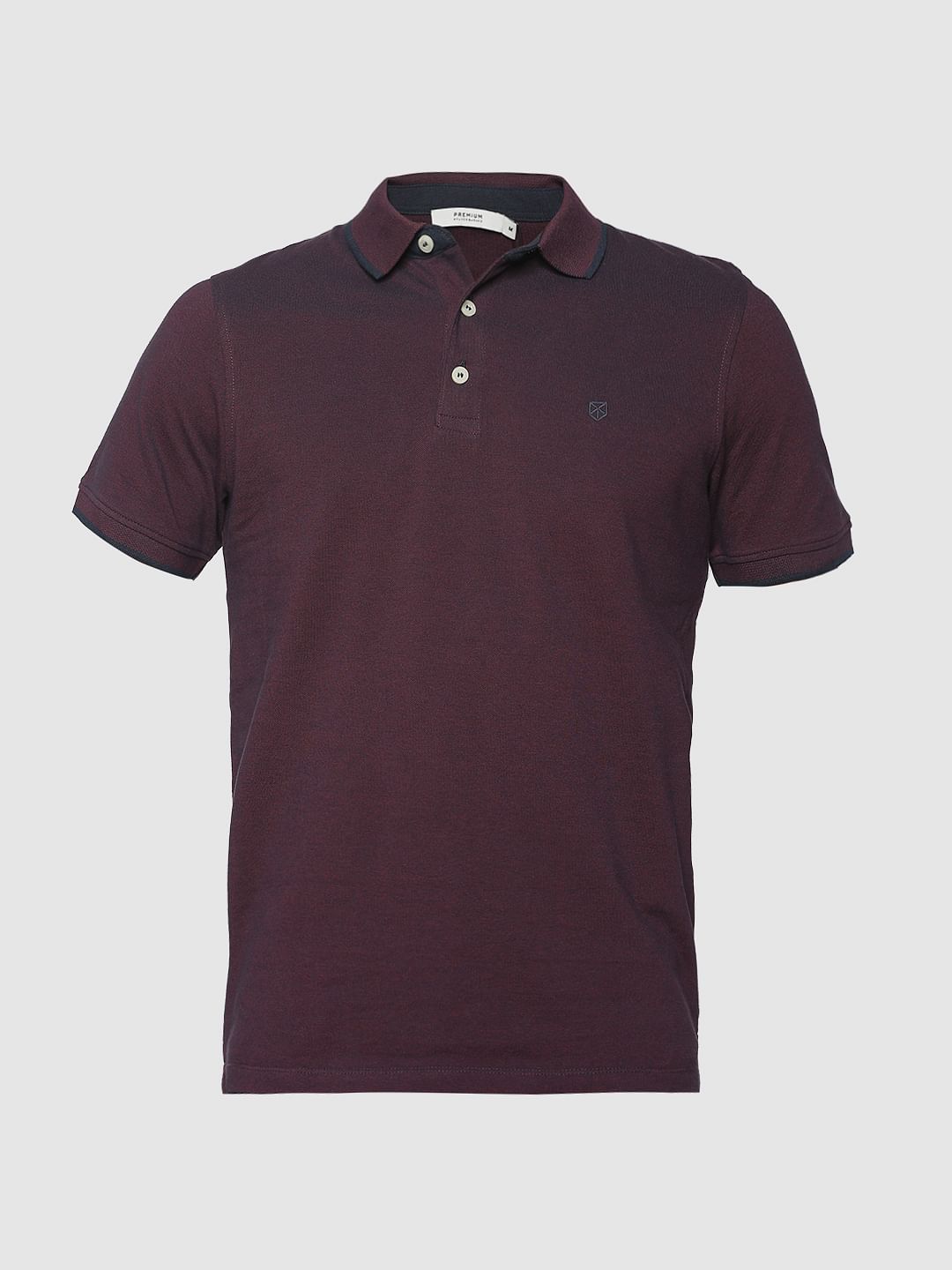 Burgundy Polo T-Shirt