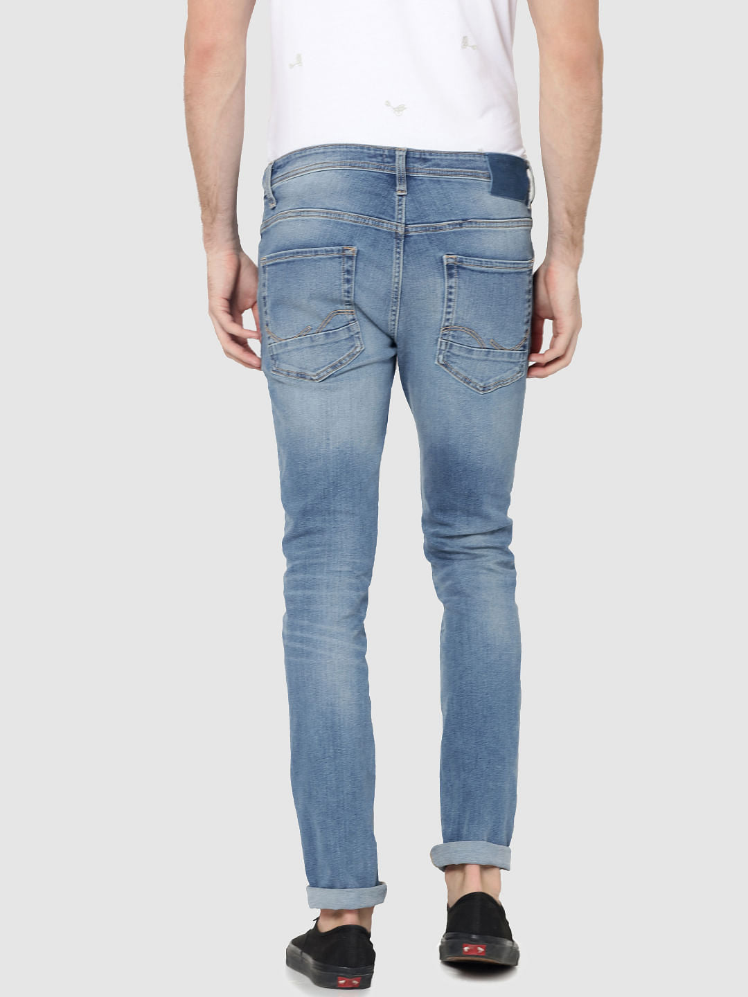 Light Blue Ben Low Rise Skinny Fit Jeans