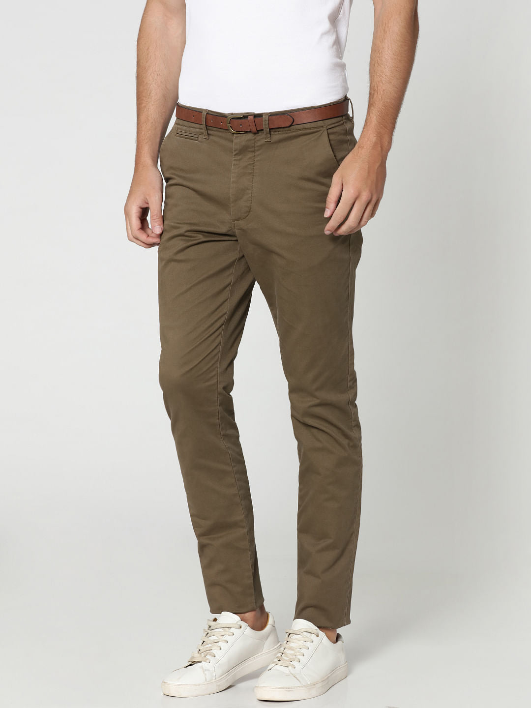 Brown Slim Fit Chinos
