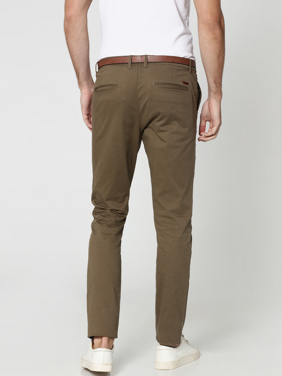 Brown Slim Fit Chinos