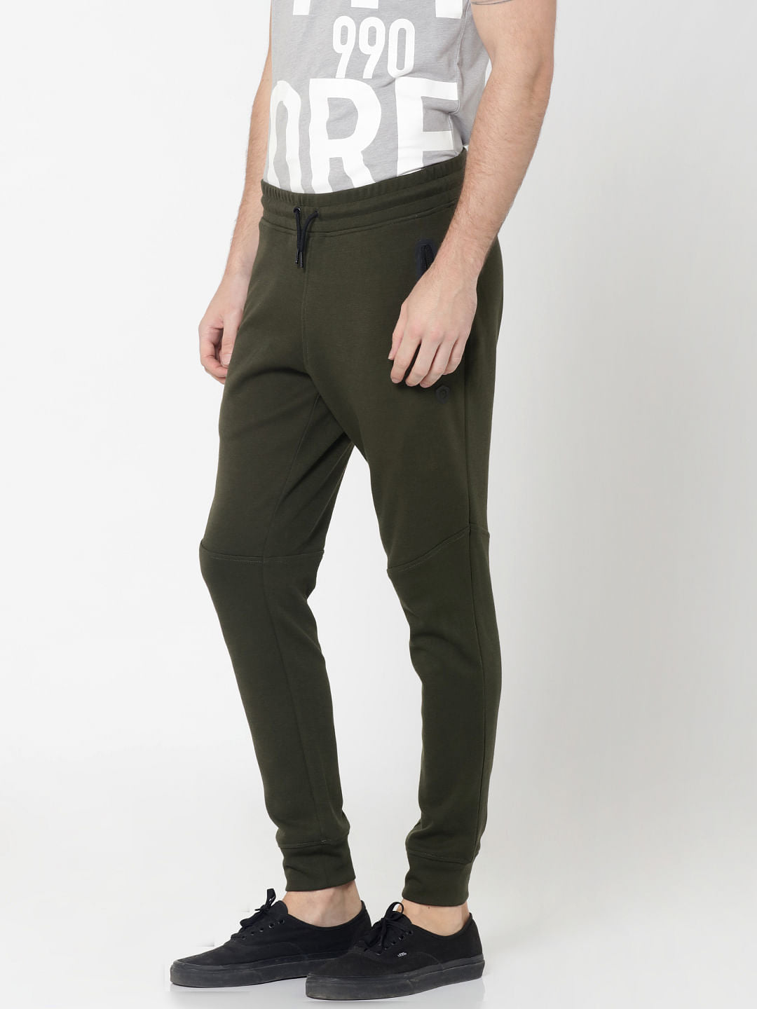 Olive Green Drawstring Sweatpants
