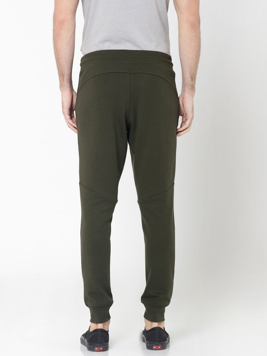 Olive Green Drawstring Sweatpants