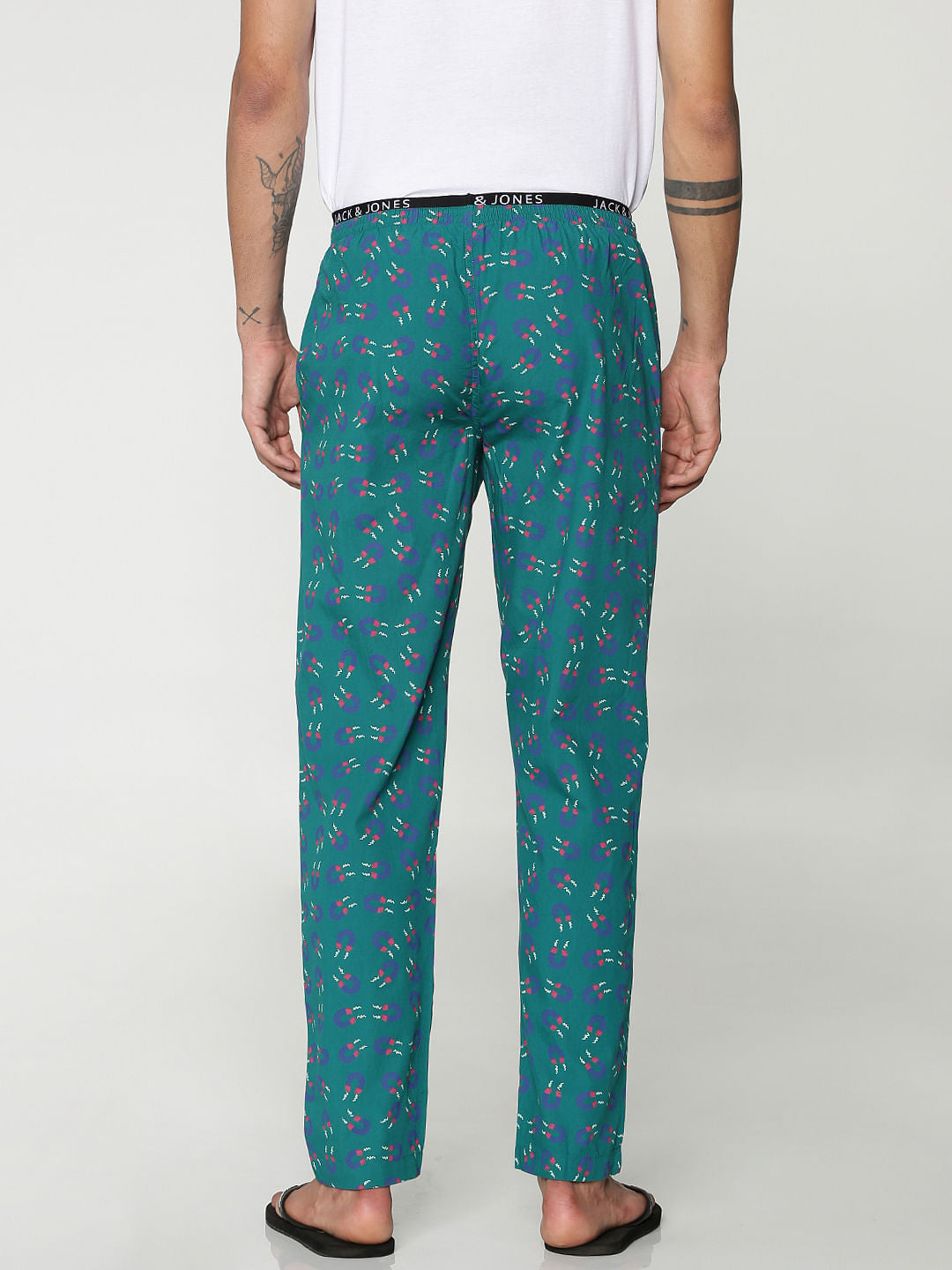 Green All Over Magnet Print Pyjama