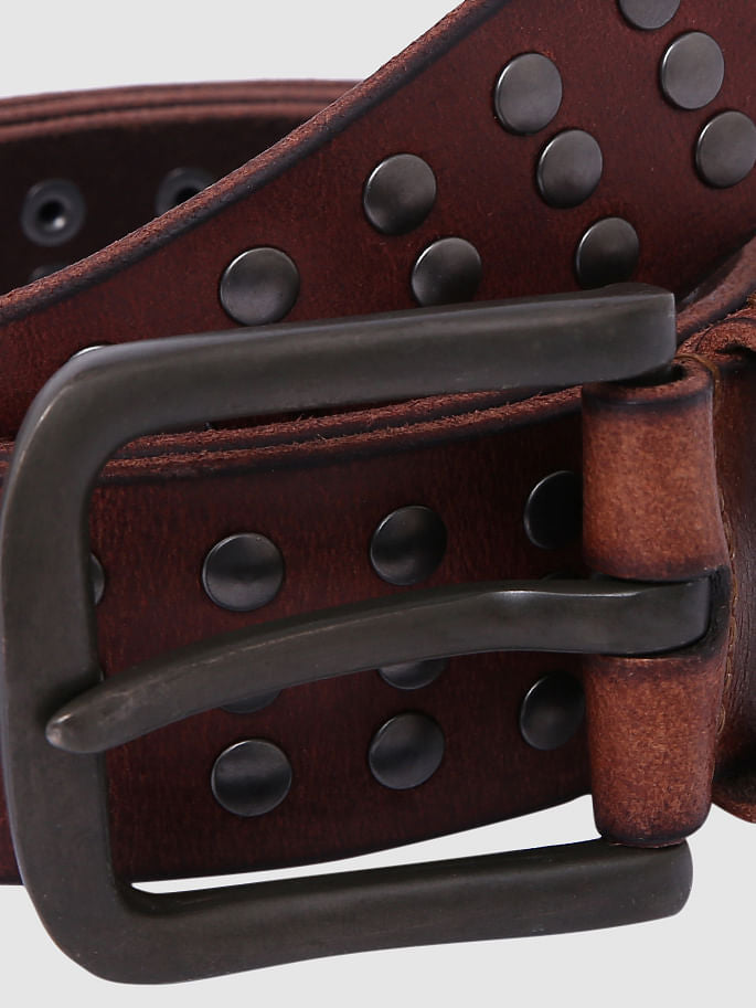 Tan Studded Belt