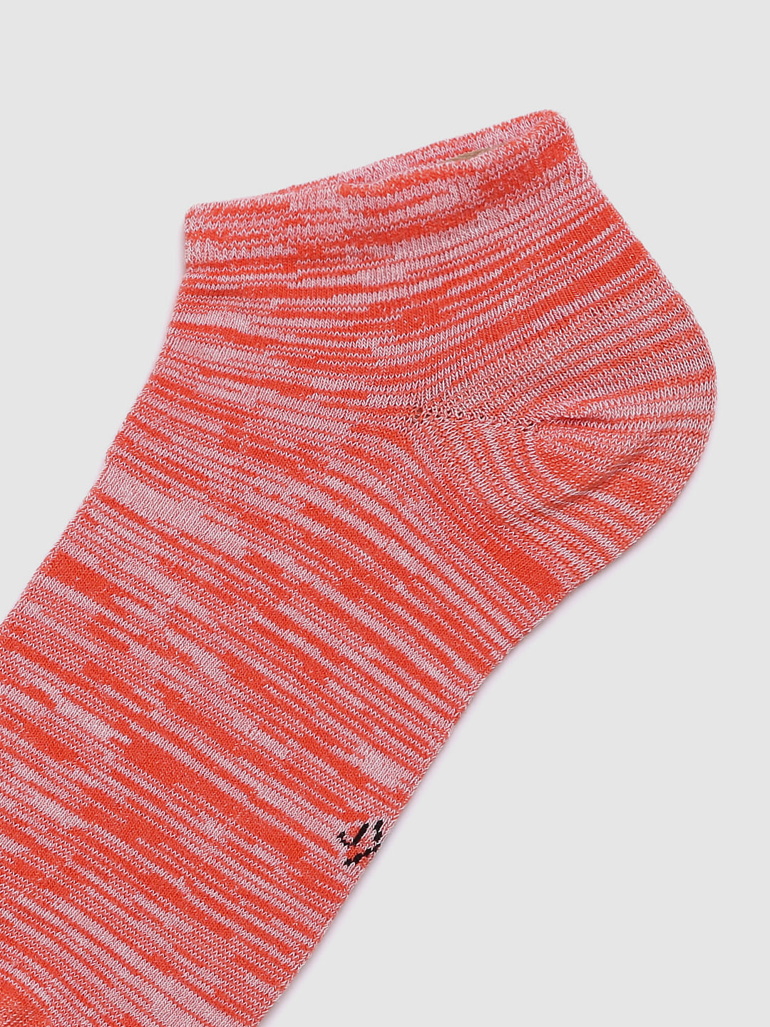 Orange Ankle Length Socks