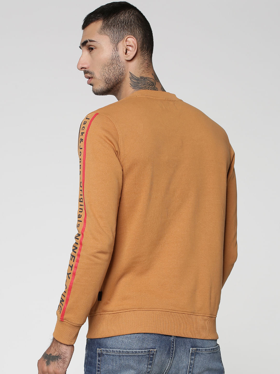 Brown Logo Print Sweatshirt