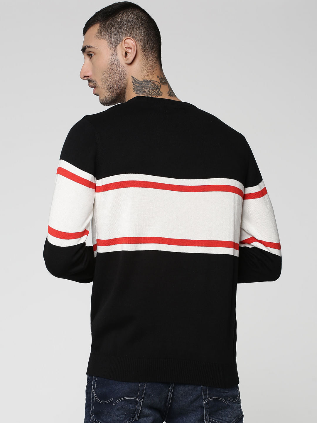 Black Logo Print Sweatshirt