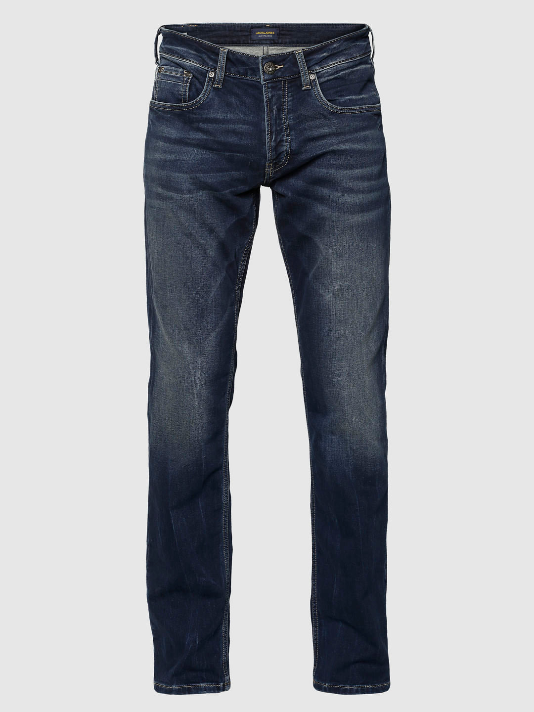 Dark Blue Clark Dobby Regular Fit Jeans
