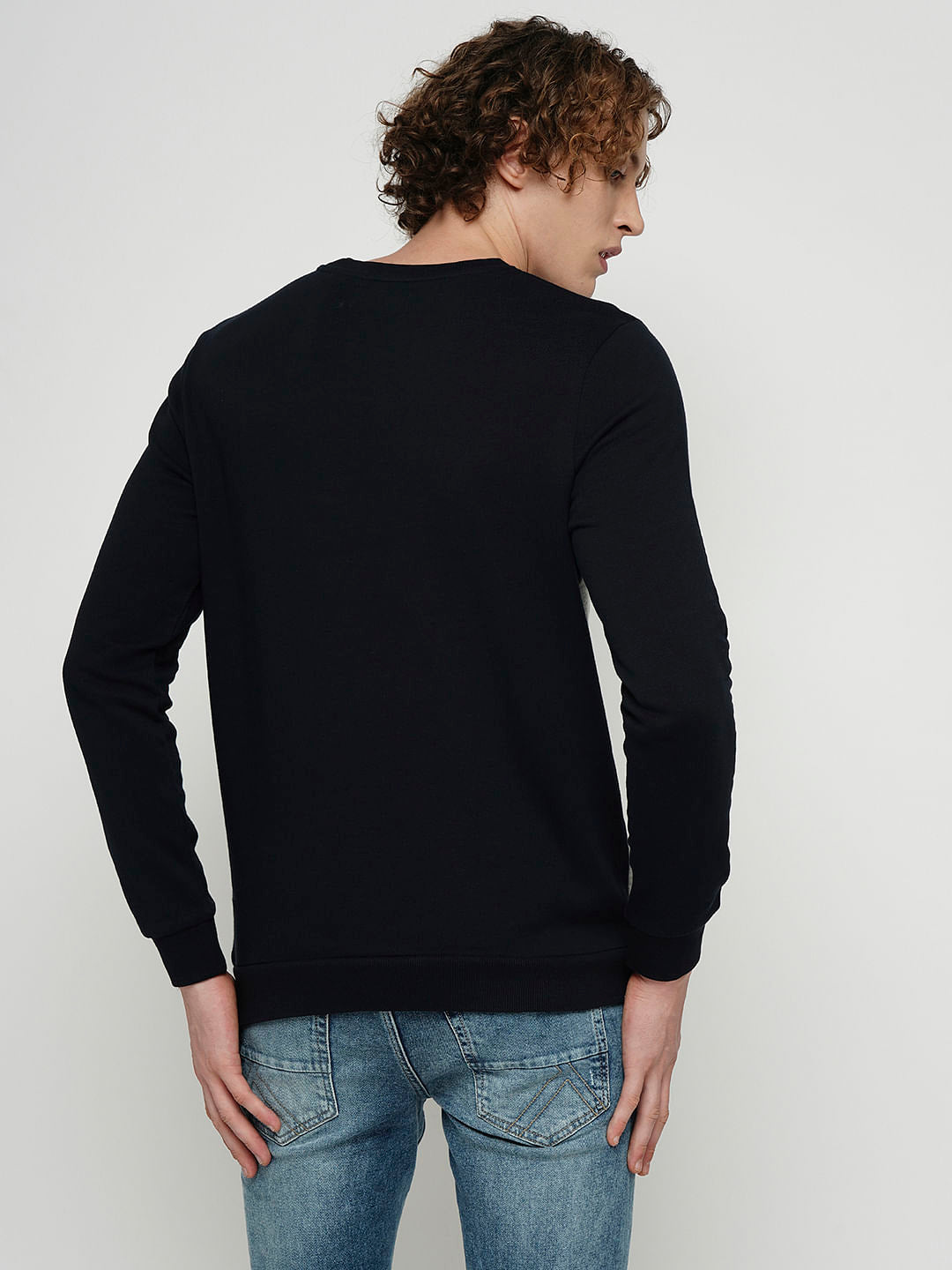 PRODUKT by JACK&JONES Grey Colourblocked Cotton Sweatshirt