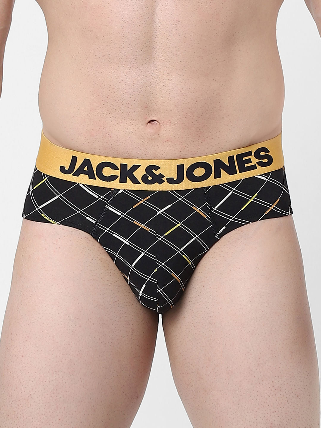 Black Printed Briefs