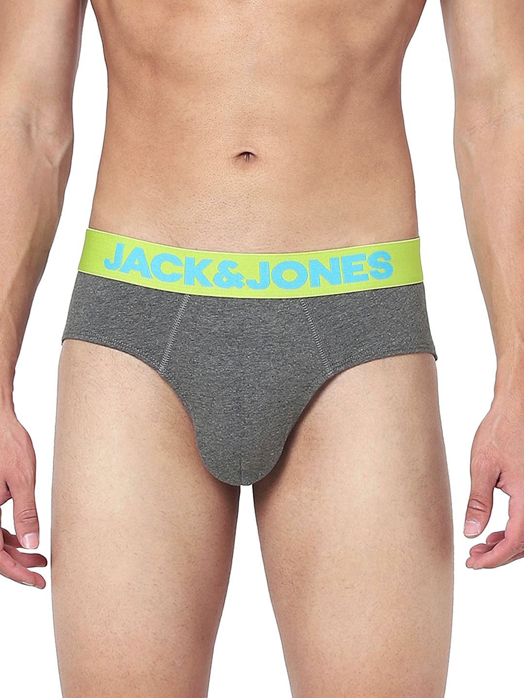 Grey & Blue Briefs - Pack of 2