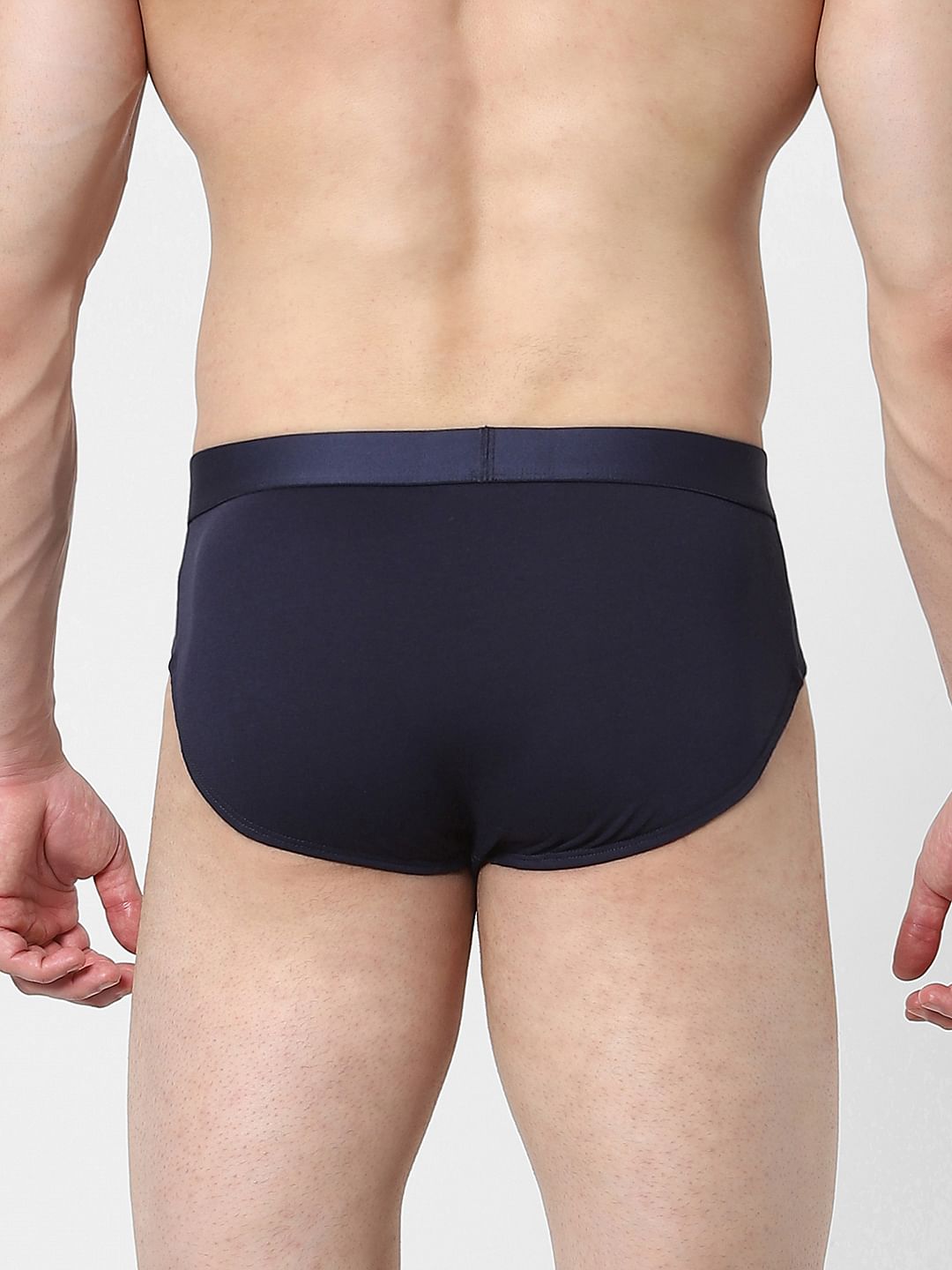 Pack of 2 Navy Blue & Grey Briefs