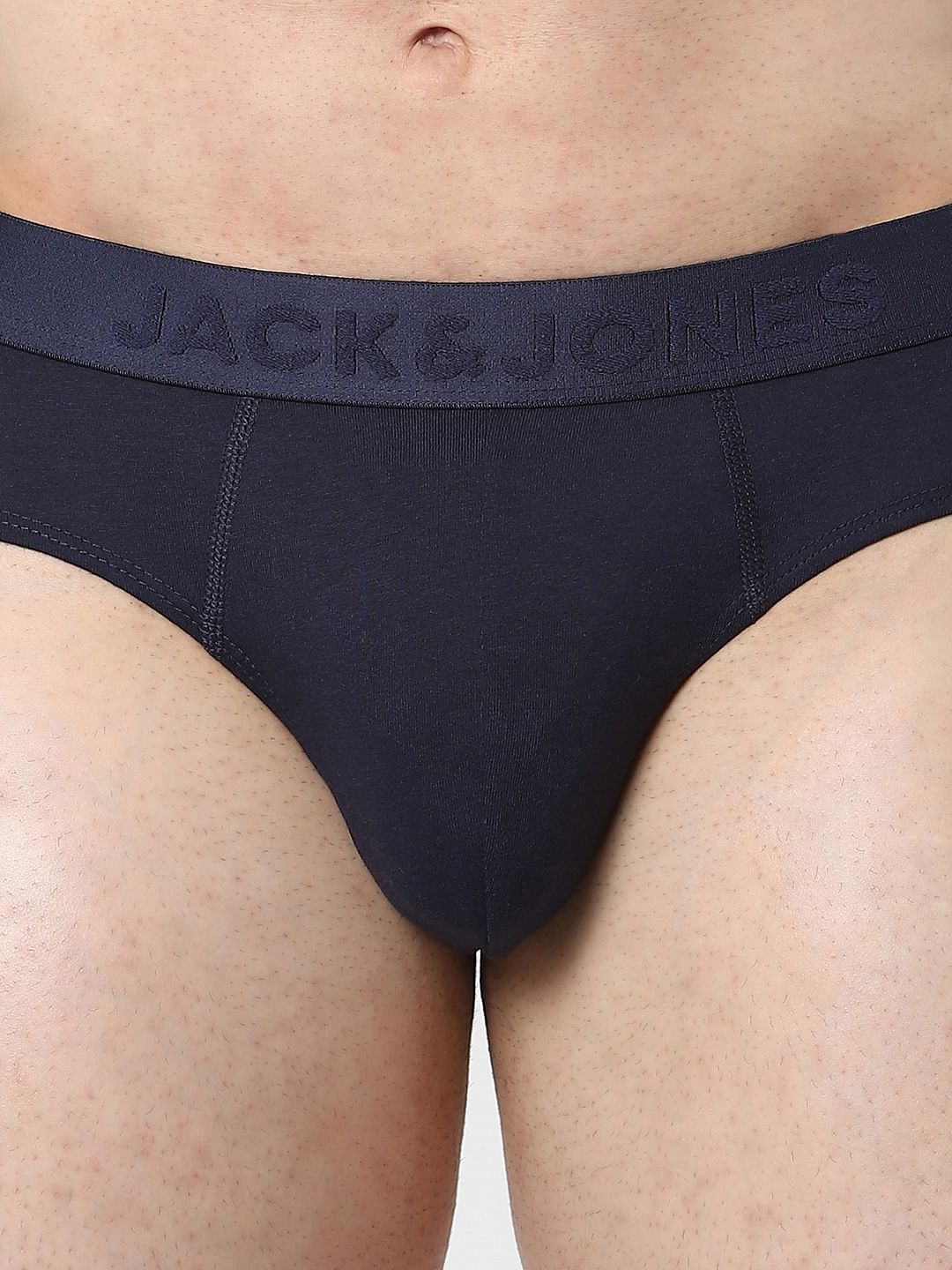 Pack of 2 Navy Blue & Grey Briefs