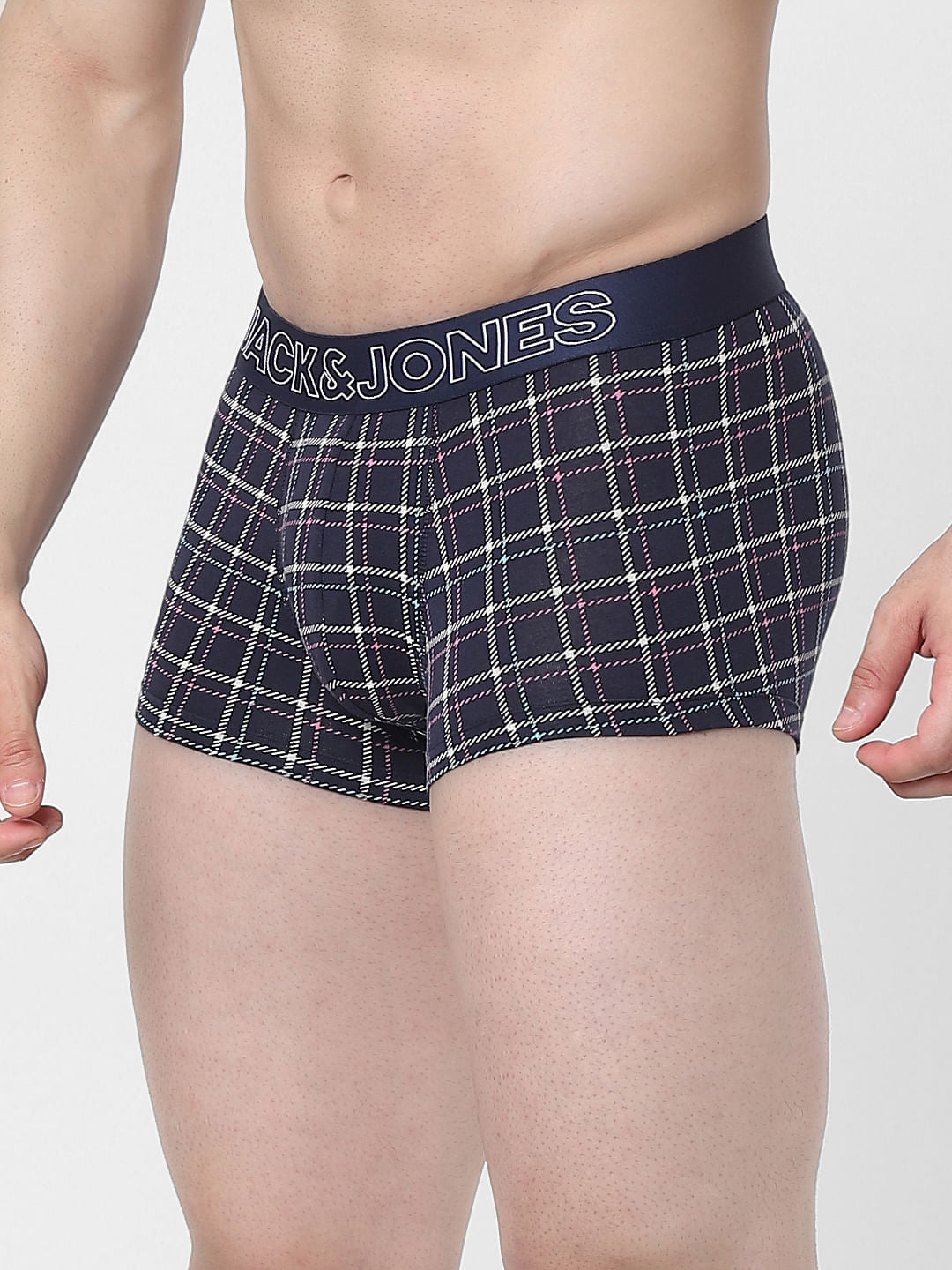 Blue Check Trunks