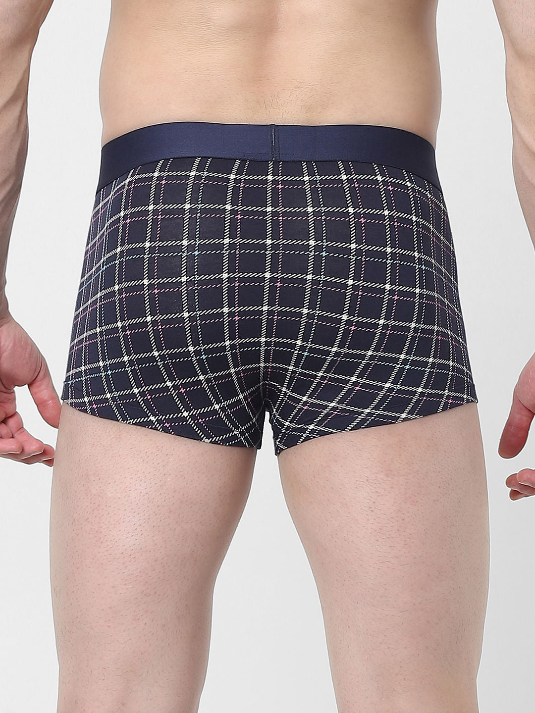 Blue Check Trunks