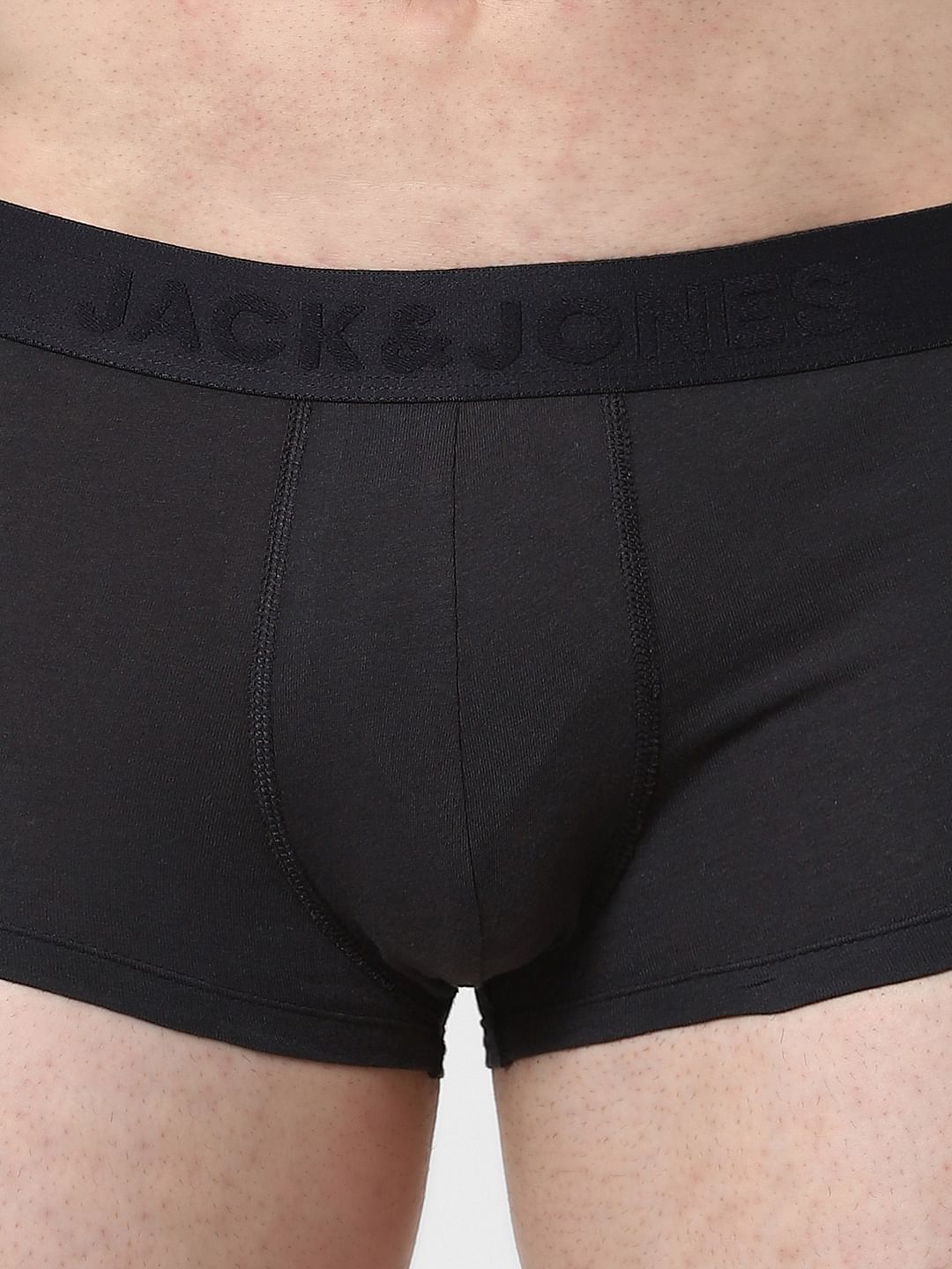 Pack of 2 Black & Navy Blue Trunks