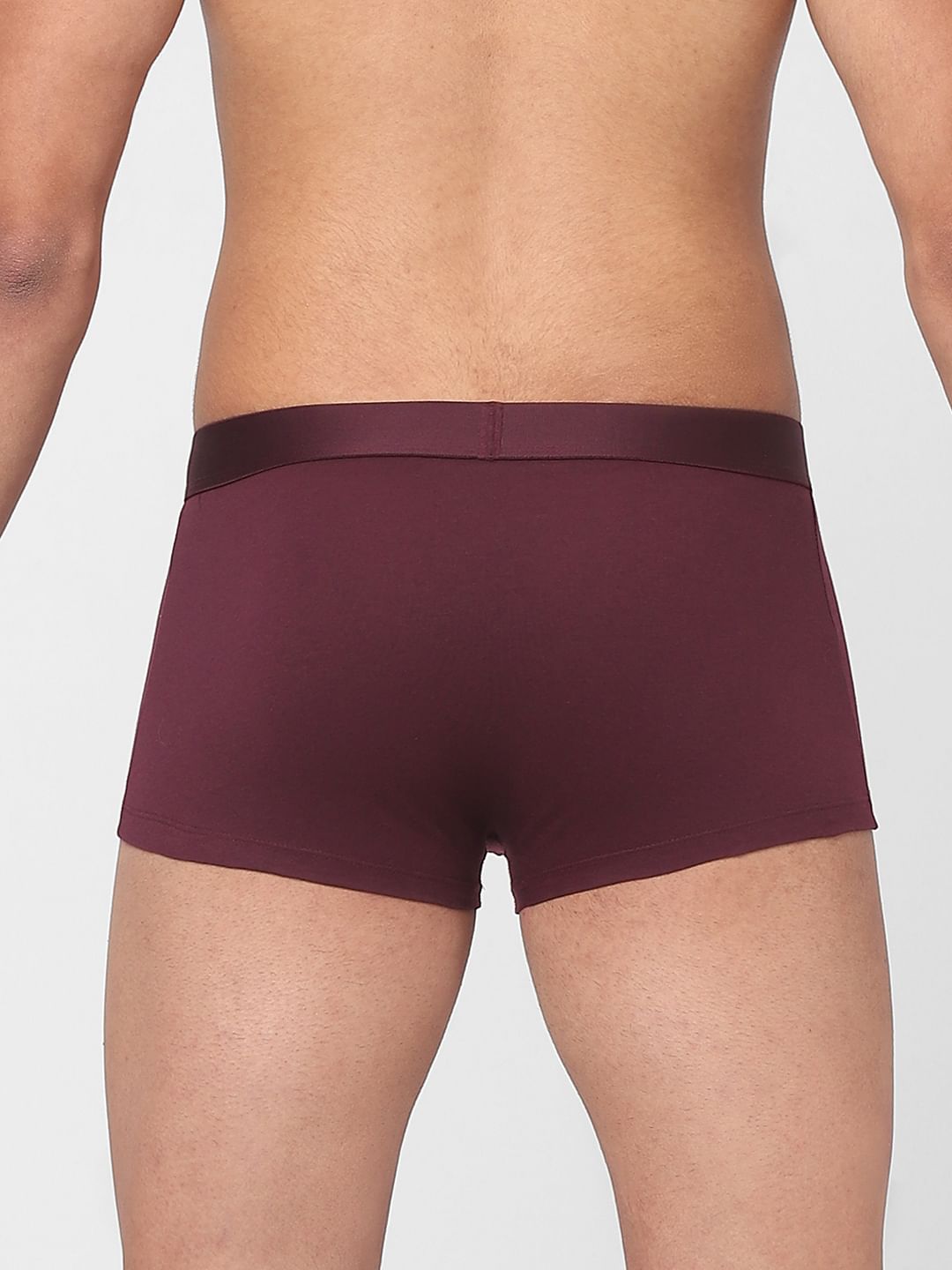 Pack Of 2 Green & Maroon Trunks