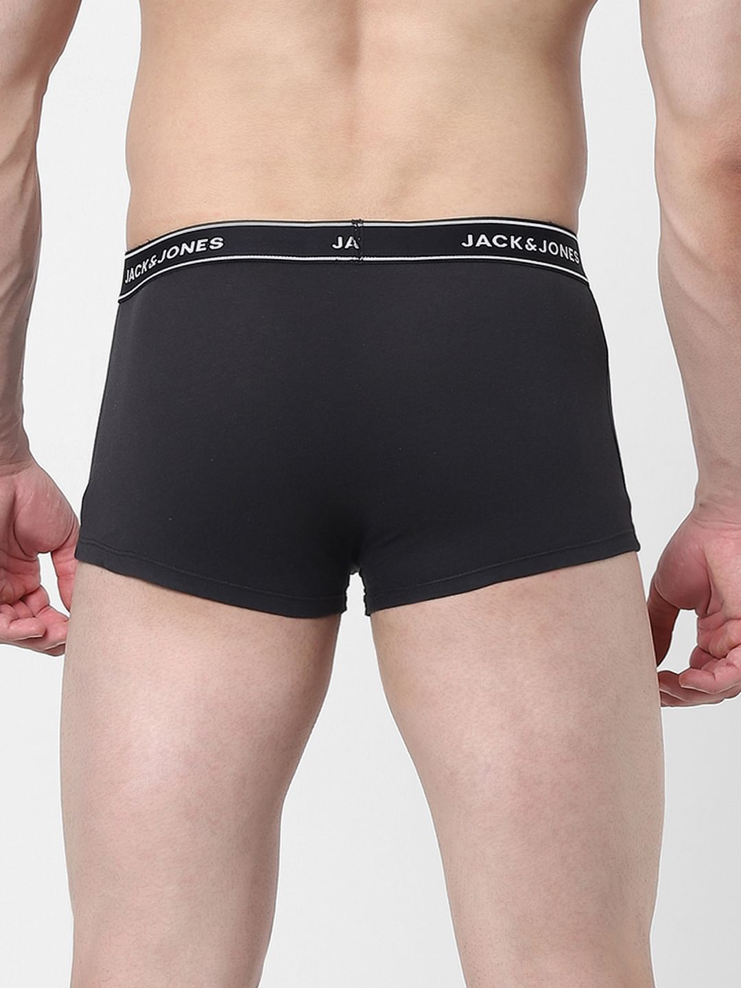 Black & Navy Blue Trunks - Pack of 2