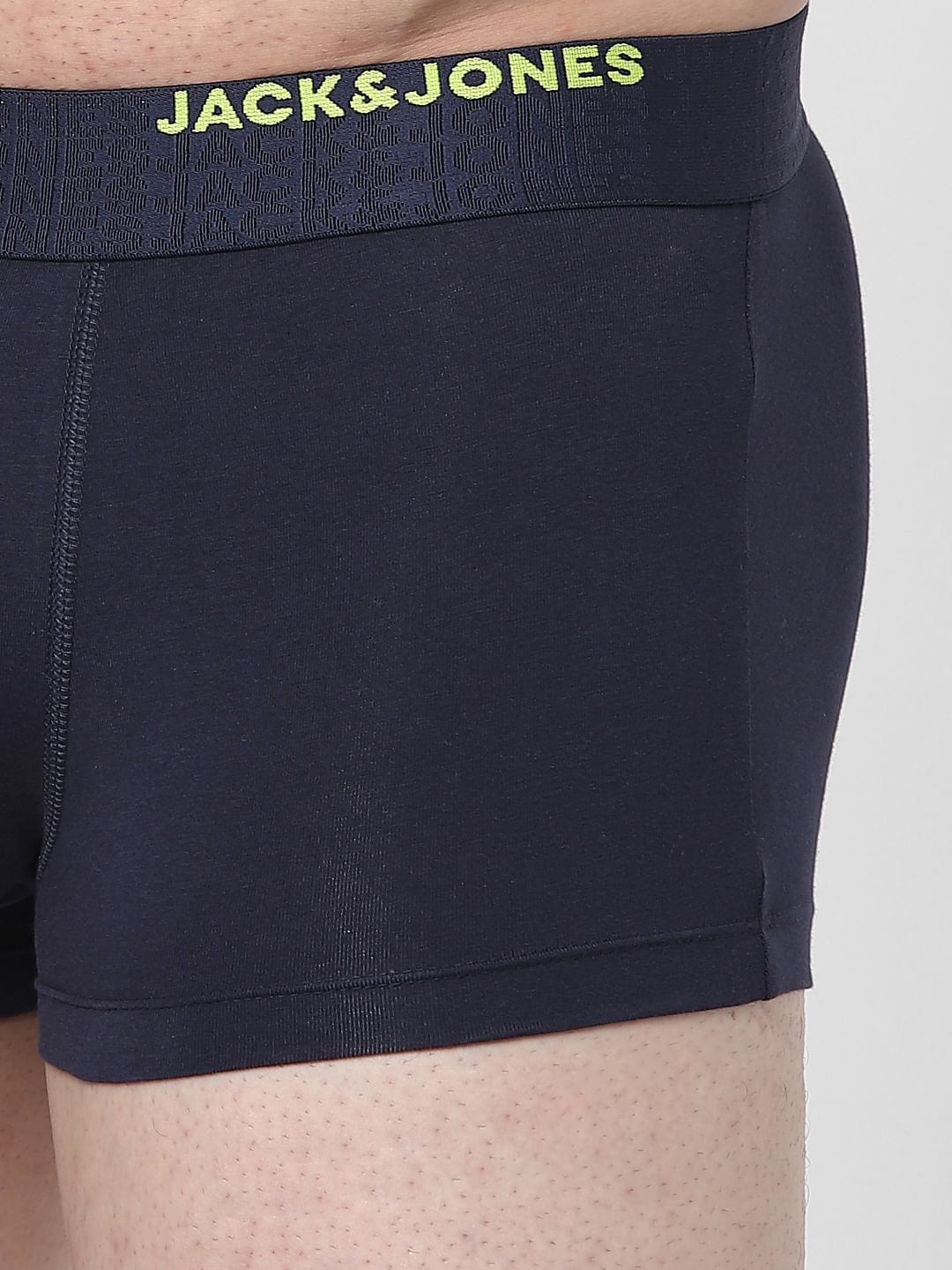 Pack of 2 Navy Blue & Black Logo Print Trunks