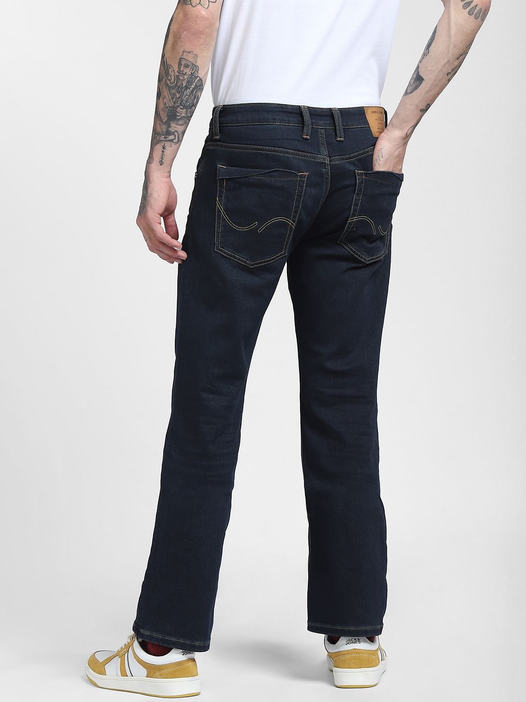 Dark Blue High Rise Ray Bootcut Jeans