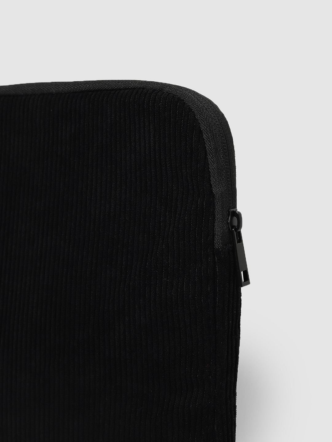 Black Corduroy Laptop Sleeve