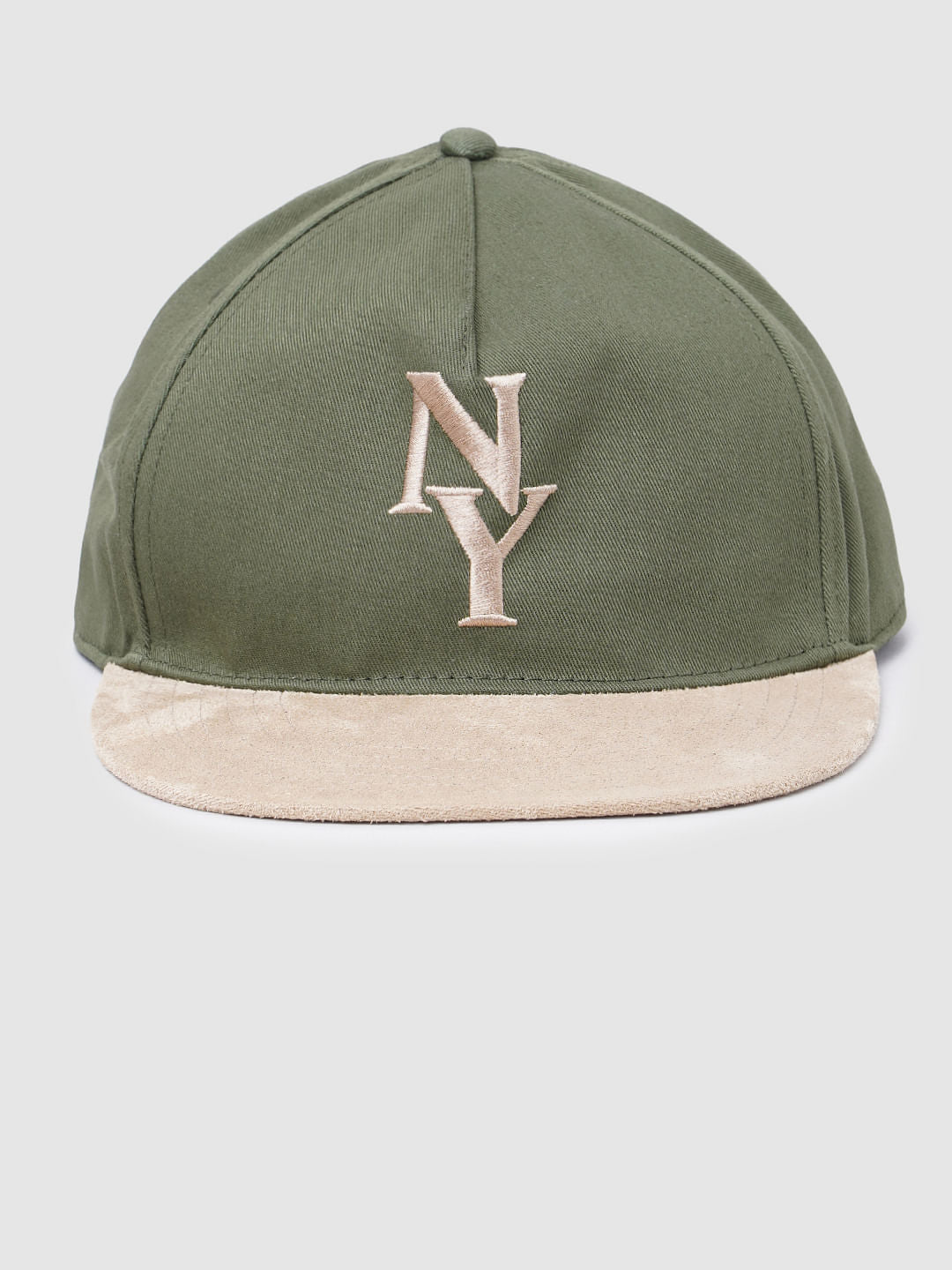 Green Suede Baseball Cap