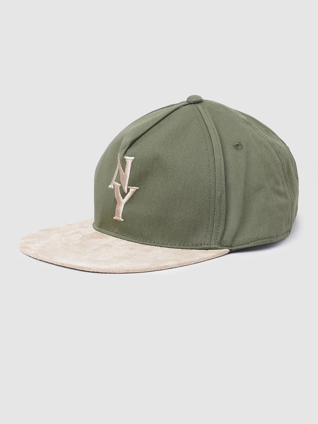 Green Suede Baseball Cap