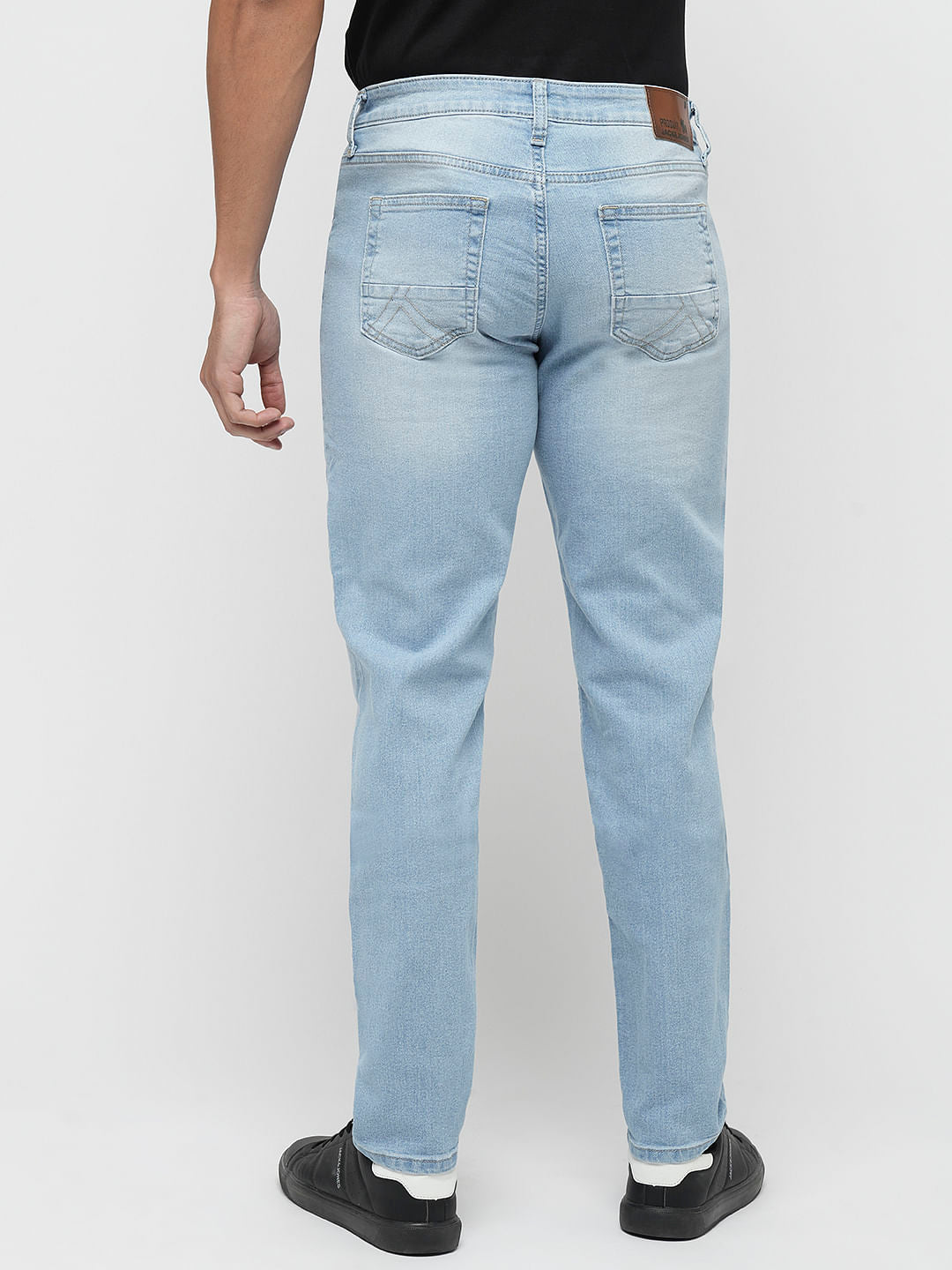 PRODUKT by JACK&JONES Light Blue Mid Rise Slim Jeans