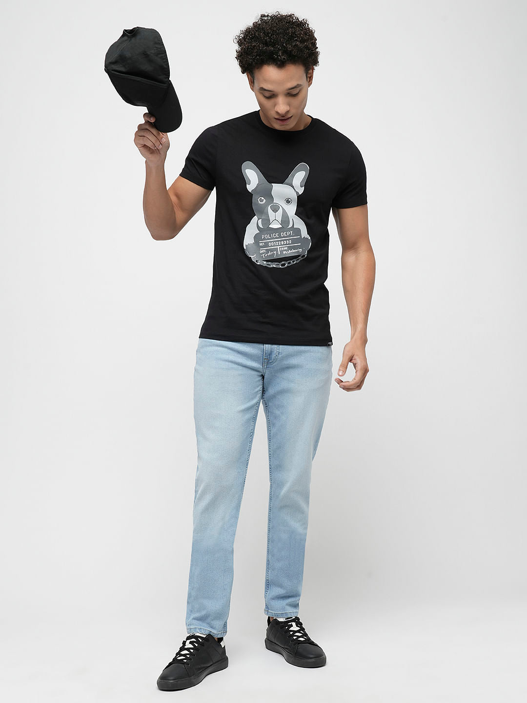 PRODUKT by JACK&JONES Light Blue Mid Rise Slim Jeans