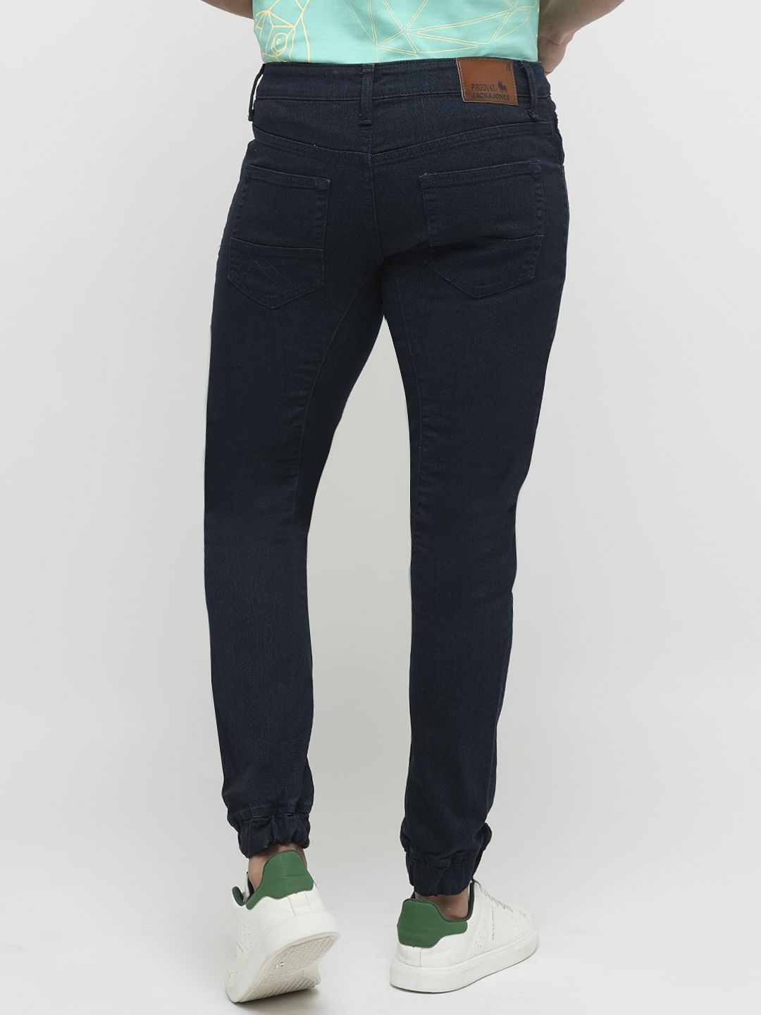 PRODUKT by JACK&JONES Dark Blue Mid Rise Anti Fit Jeans