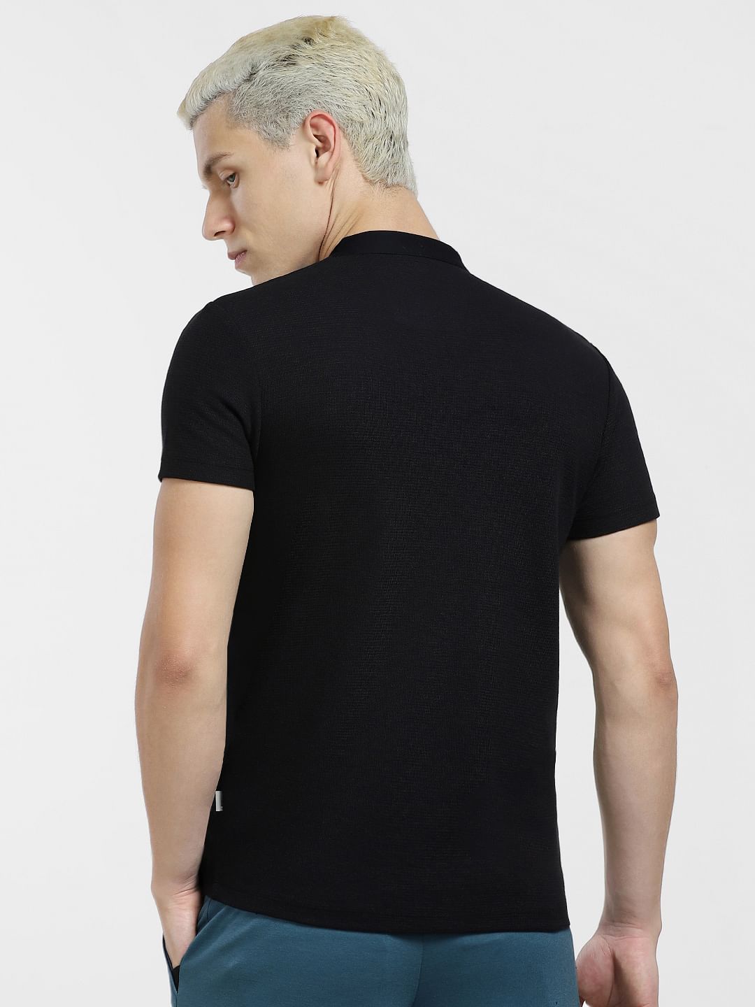 Black Henley T-shirt