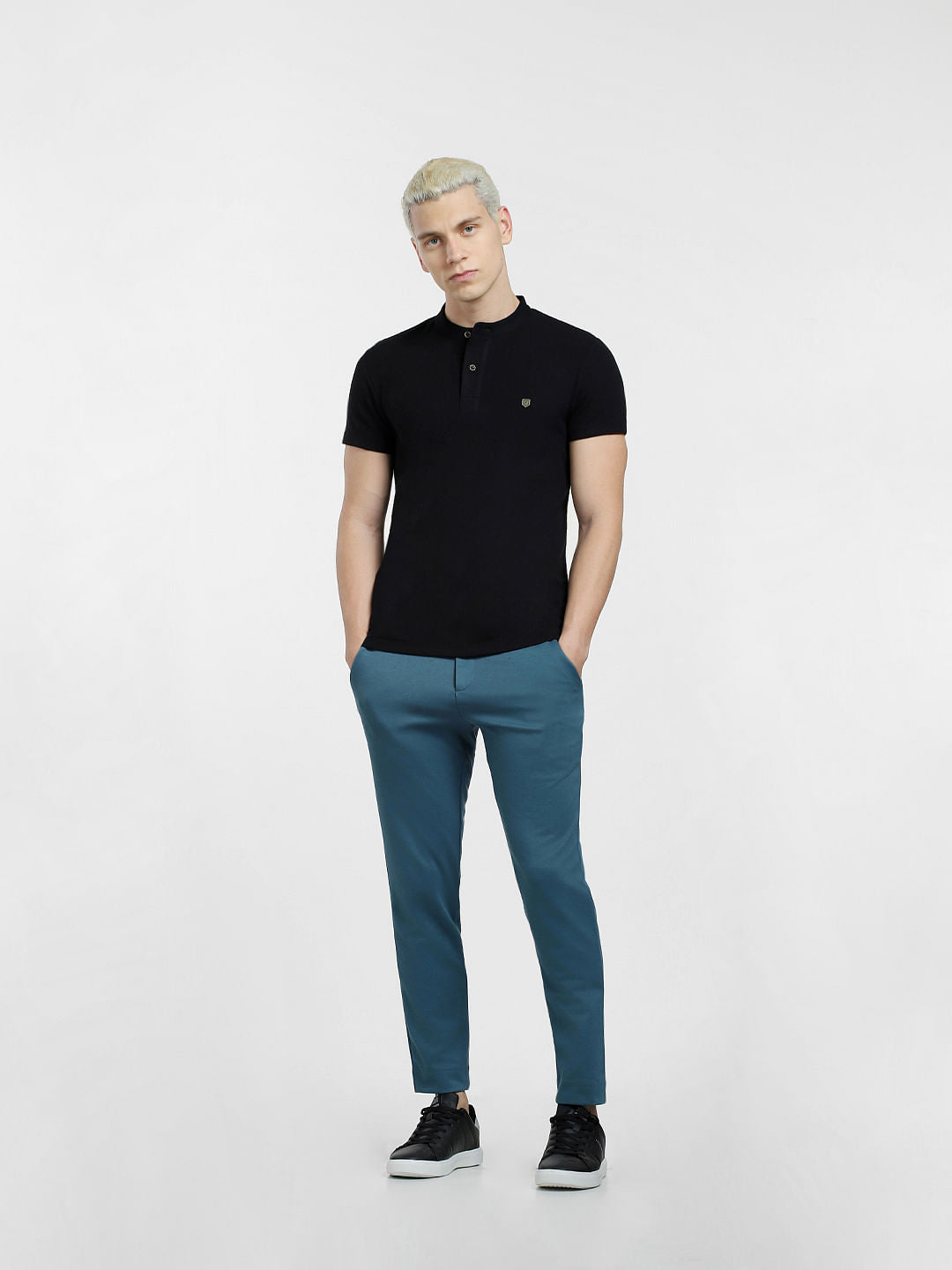 Black Henley T-shirt